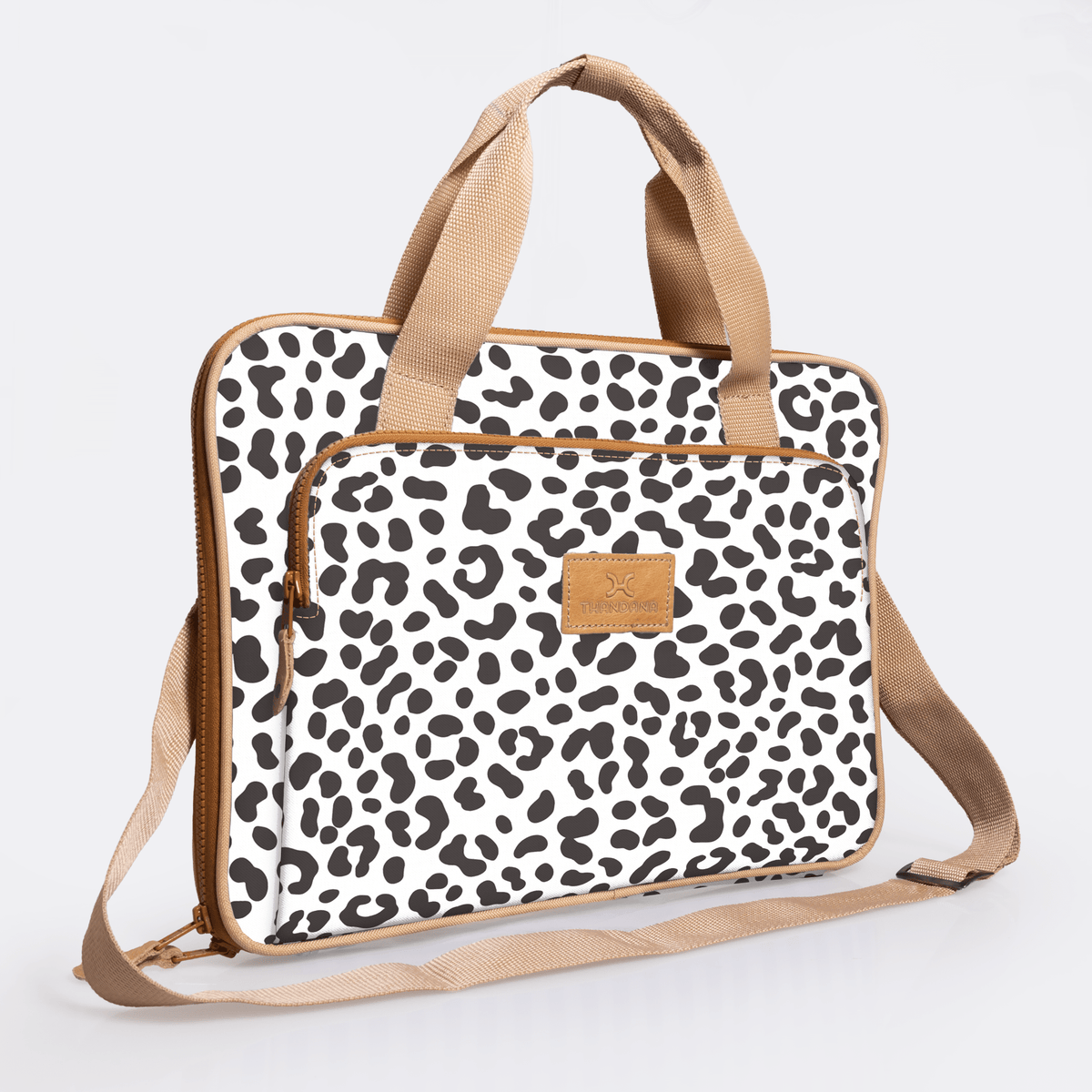 Thandana 15" Slimline Laminated Fabric Laptop Bag - KaryKase