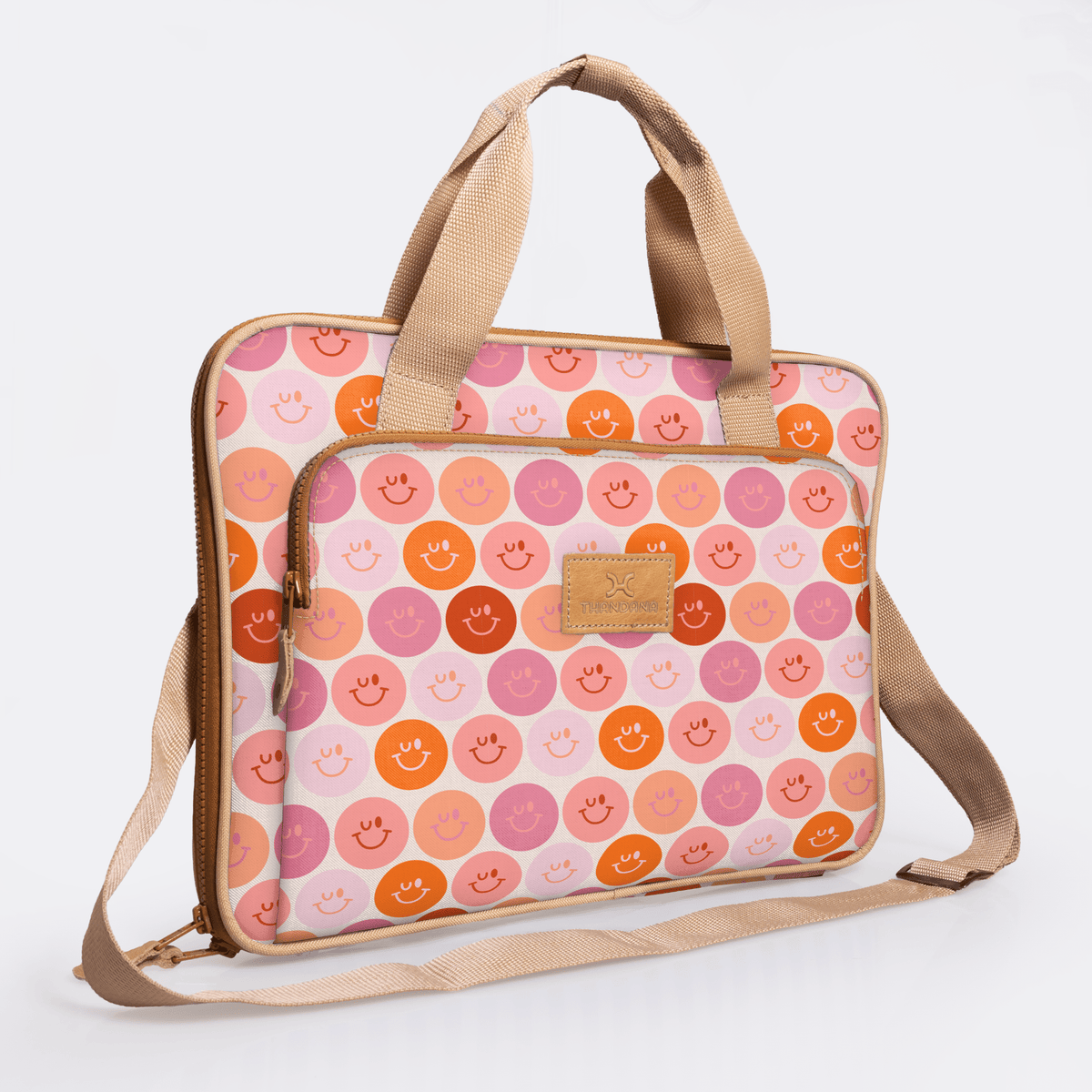 Thandana 15" Slimline Laminated Fabric Laptop Bag - KaryKase