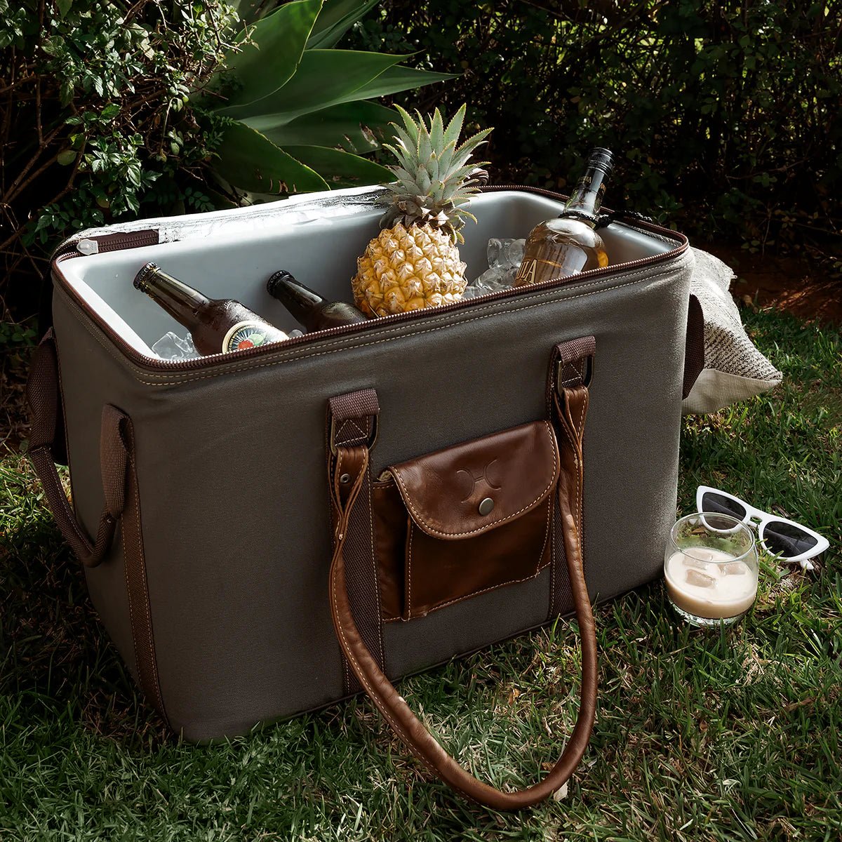 Thandana Canvas & Leather Big Boy Box 45L Cooler - KaryKase