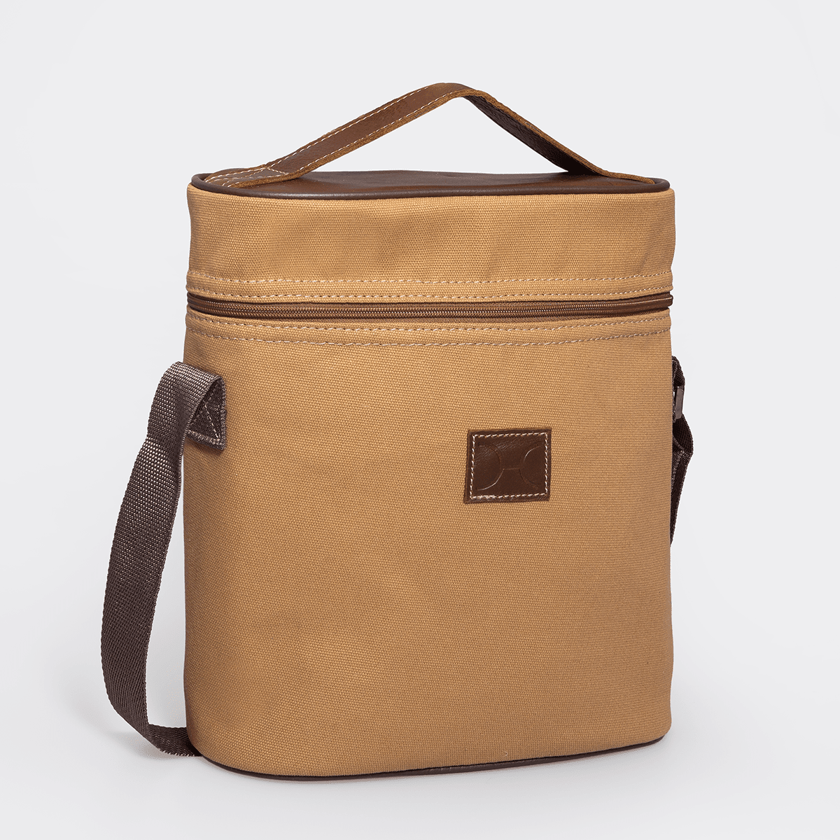 Thandana Canvas & Leather Jumbo Carry Wine Cooler - KaryKase