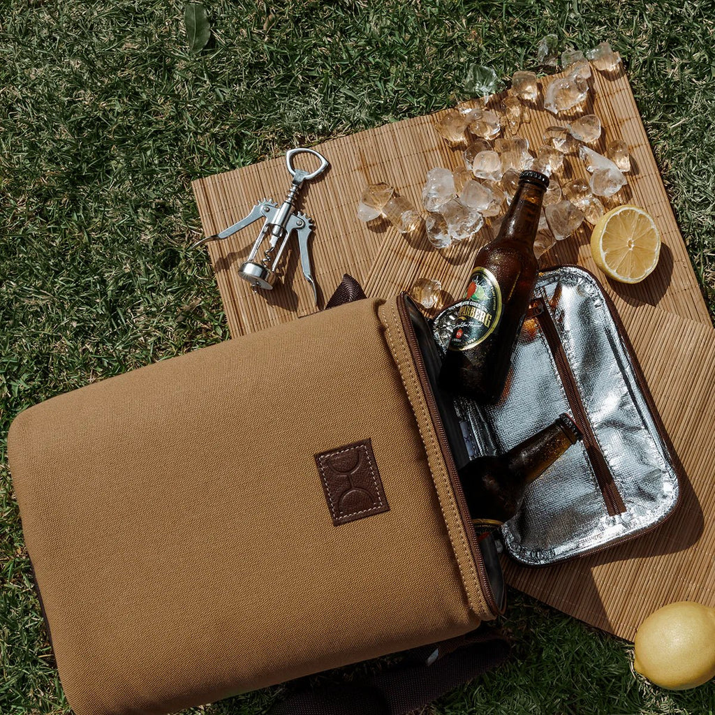 Thandana Canvas & Leather Long Tom Wine Cooler - KaryKase
