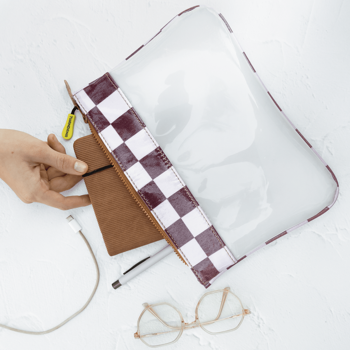 Thandana Jelly Clear View Essentials Pouch - KaryKase