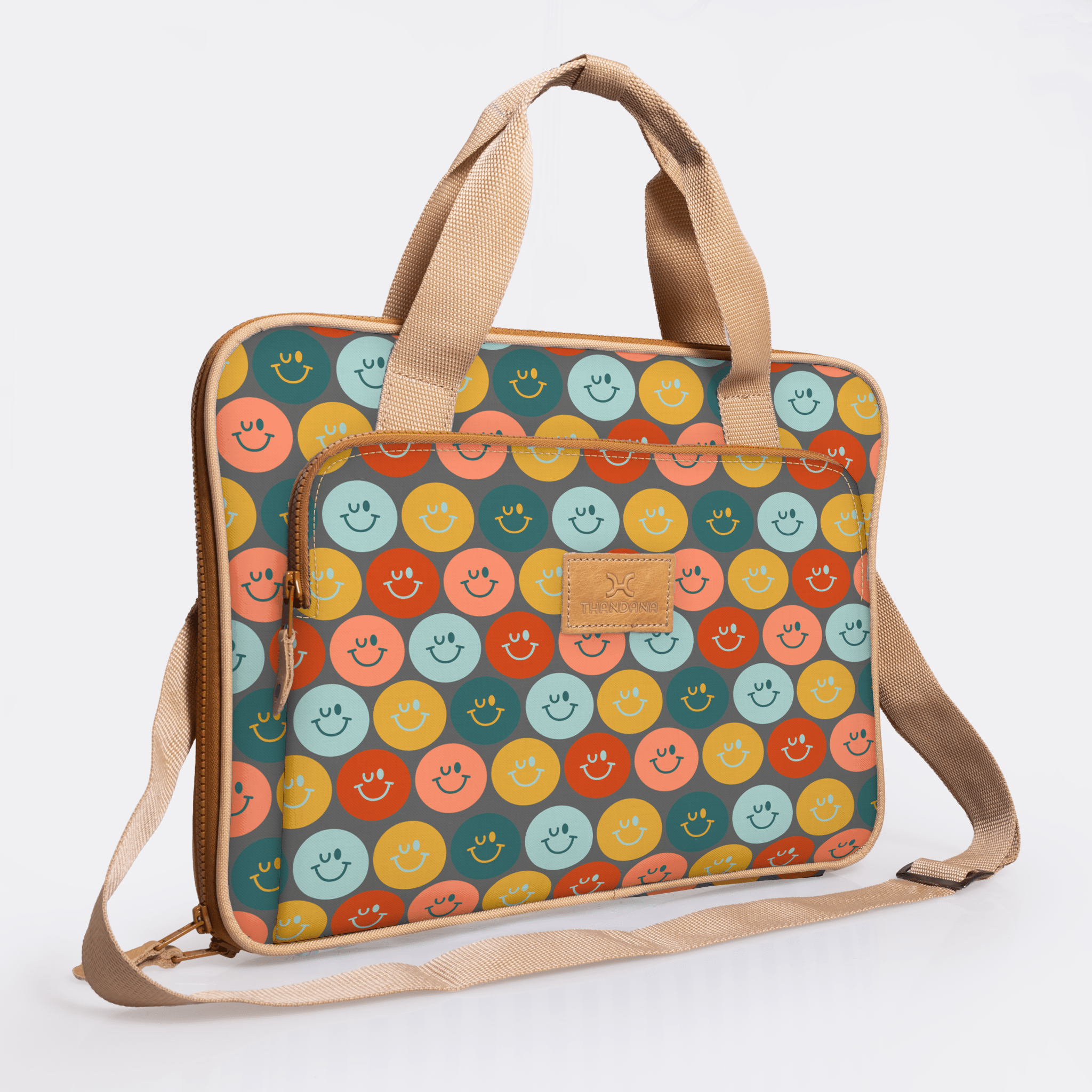 Thandana Kids 15" Slimline Laminated Fabric Laptop Bag - KaryKase