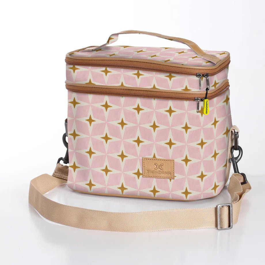 Thandana Kids Laminated Fabric Double Decker Cooler Bag - KaryKase