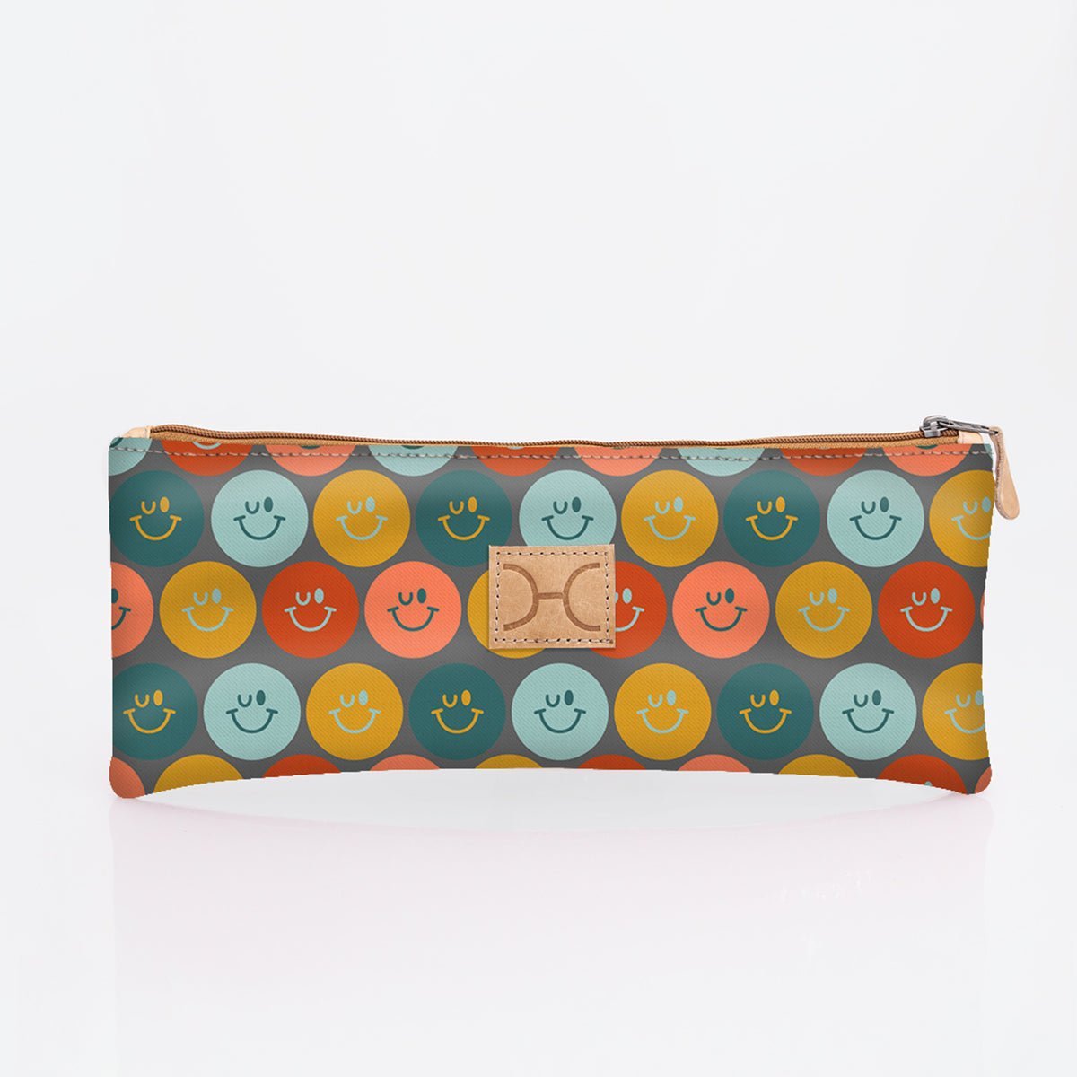 Thandana Kids Laminated Fabric Triple Zip Pencil Case - KaryKase