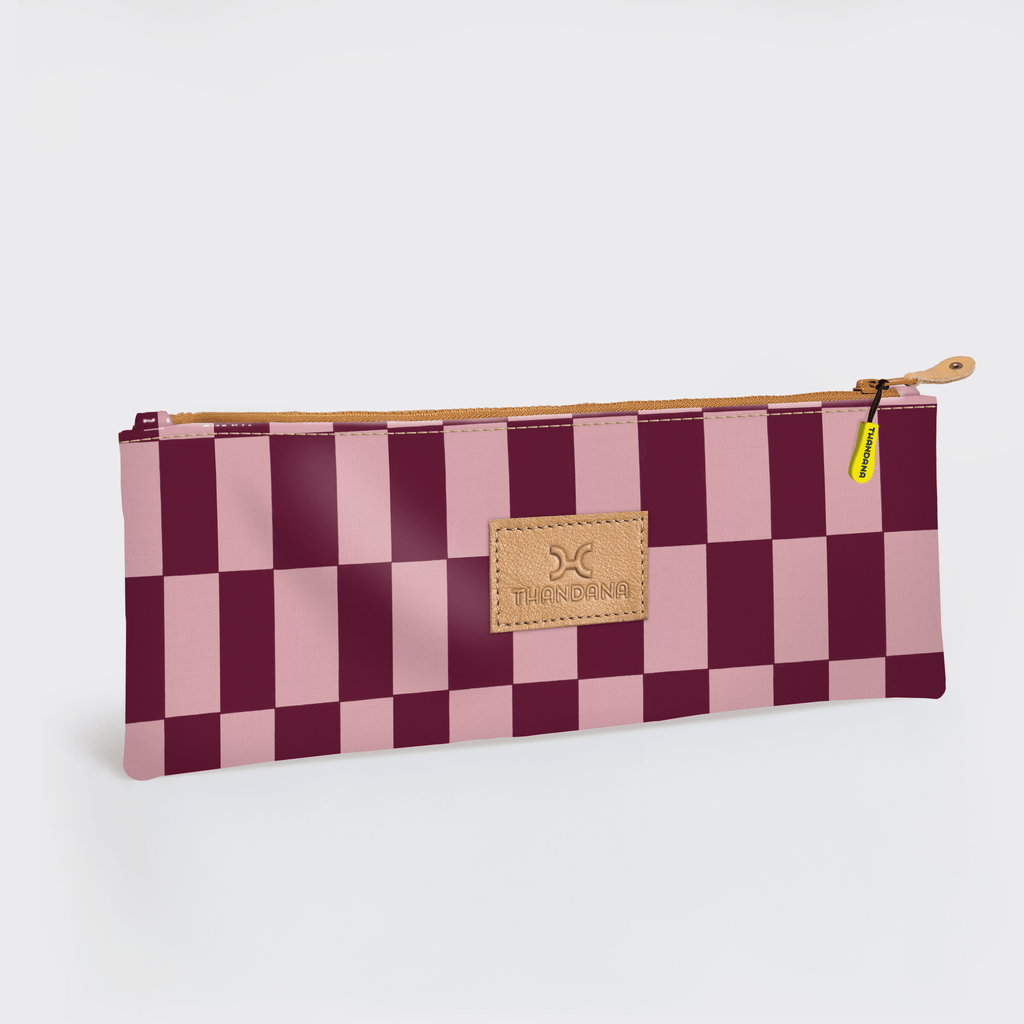 Thandana Kids Laminated Fabric Triple Zip Pencil Case - KaryKase