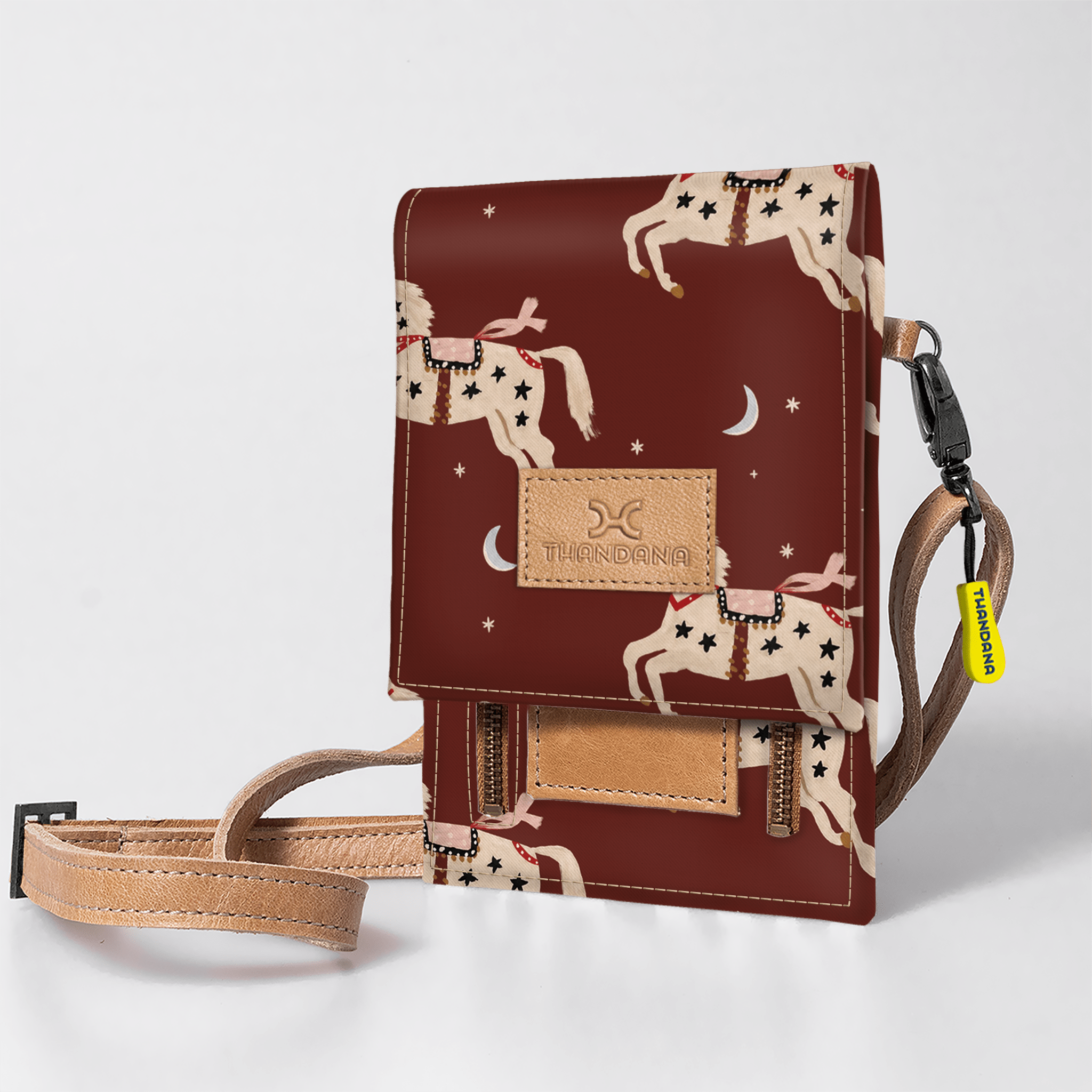 Thandana Kids Laminated Fabric Urban Cellphone Sling - KaryKase