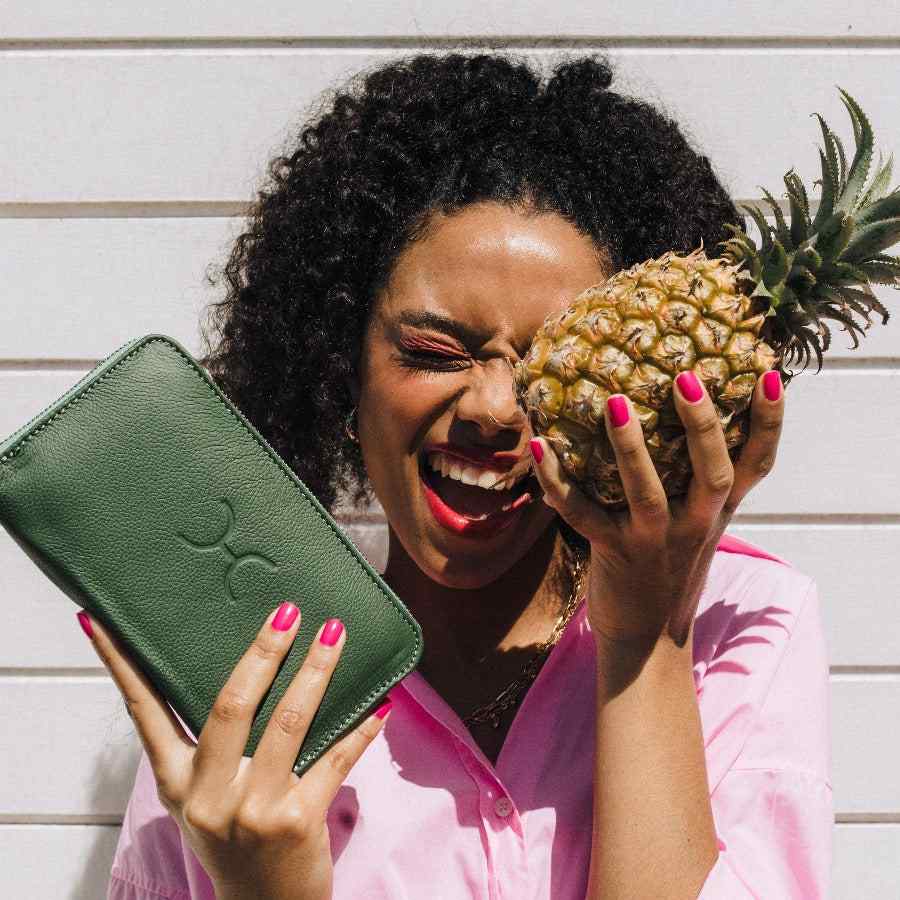 Thandana Ladies Large Leather Wallet | Hazelnut - KaryKase