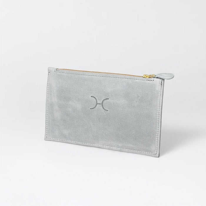Thandana Ladies Leather Double Gold Zip Pouch Purse - KaryKase