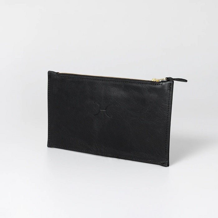 Thandana Ladies Leather Double Gold Zip Pouch Purse - KaryKase