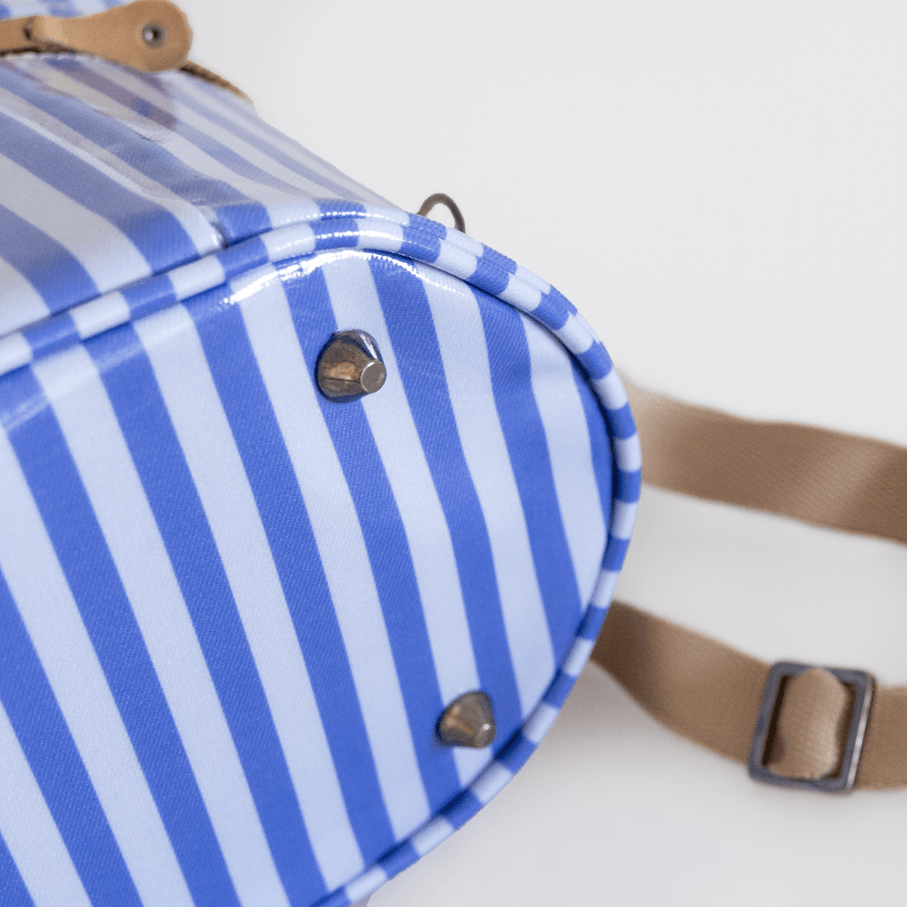 Thandana Laminated Fabric Bougie Vanity Bag | Beige - KaryKase
