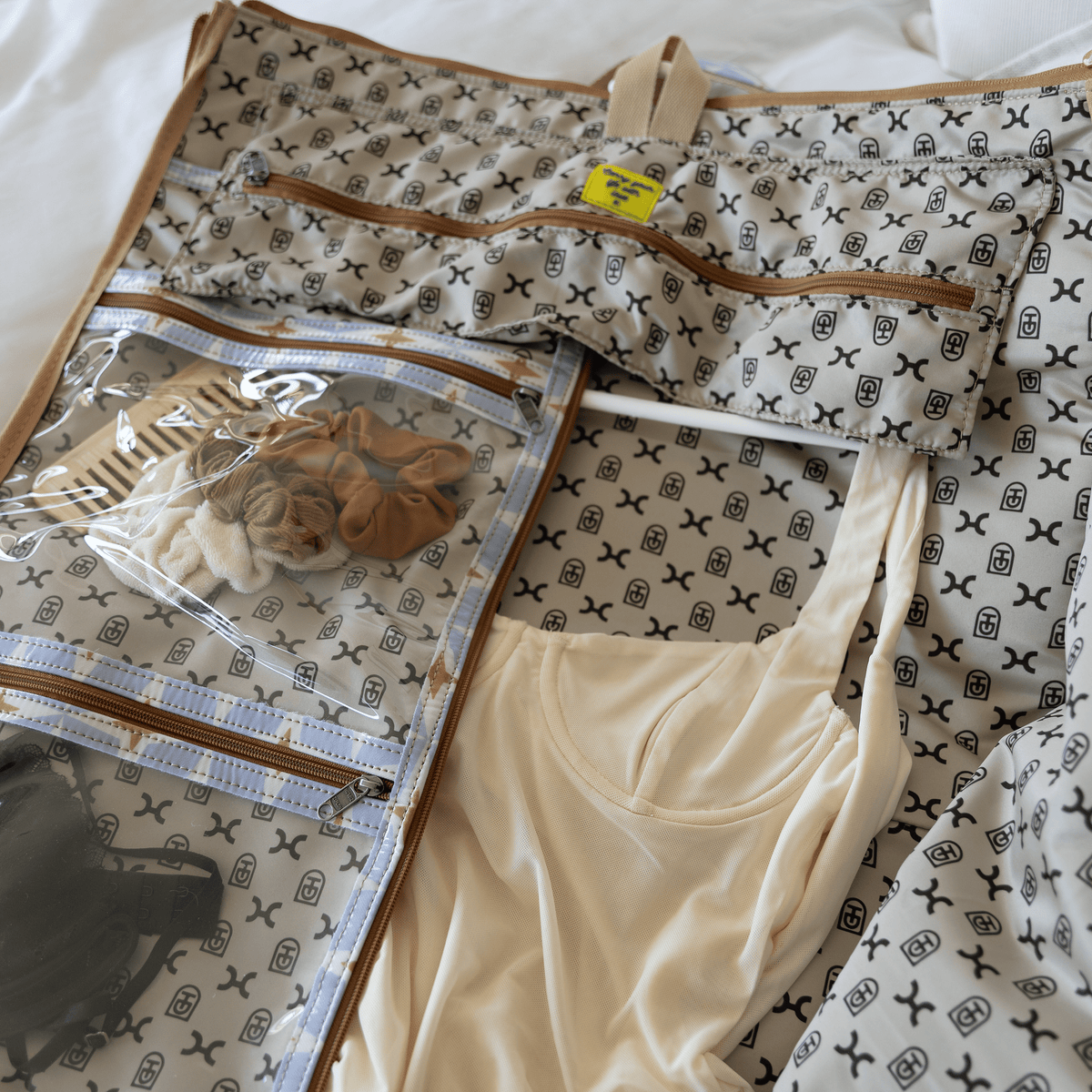 Thandana Laminated Fabric Carry All Travel Bag - KaryKase