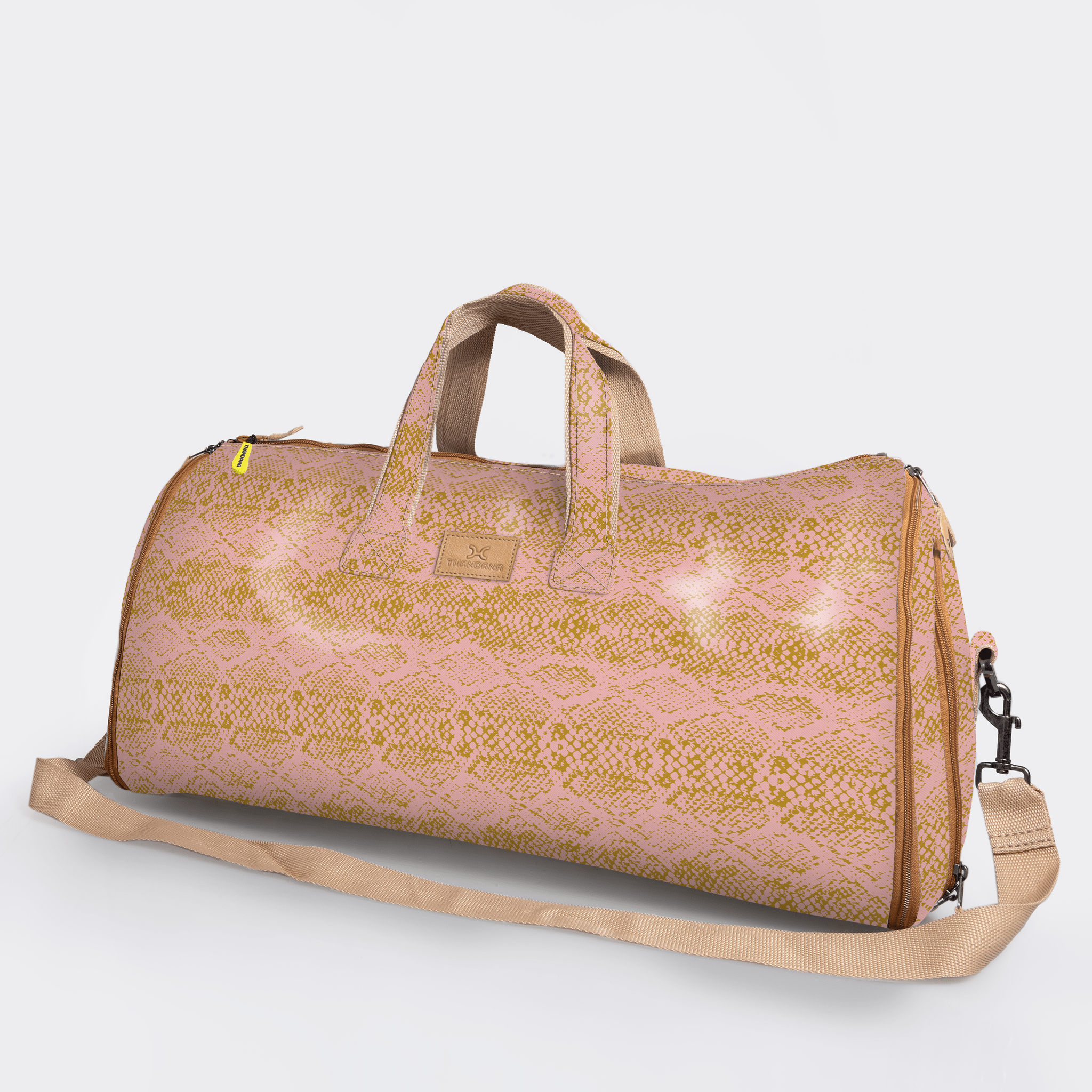 Thandana Laminated Fabric Carry All Travel Bag - KaryKase