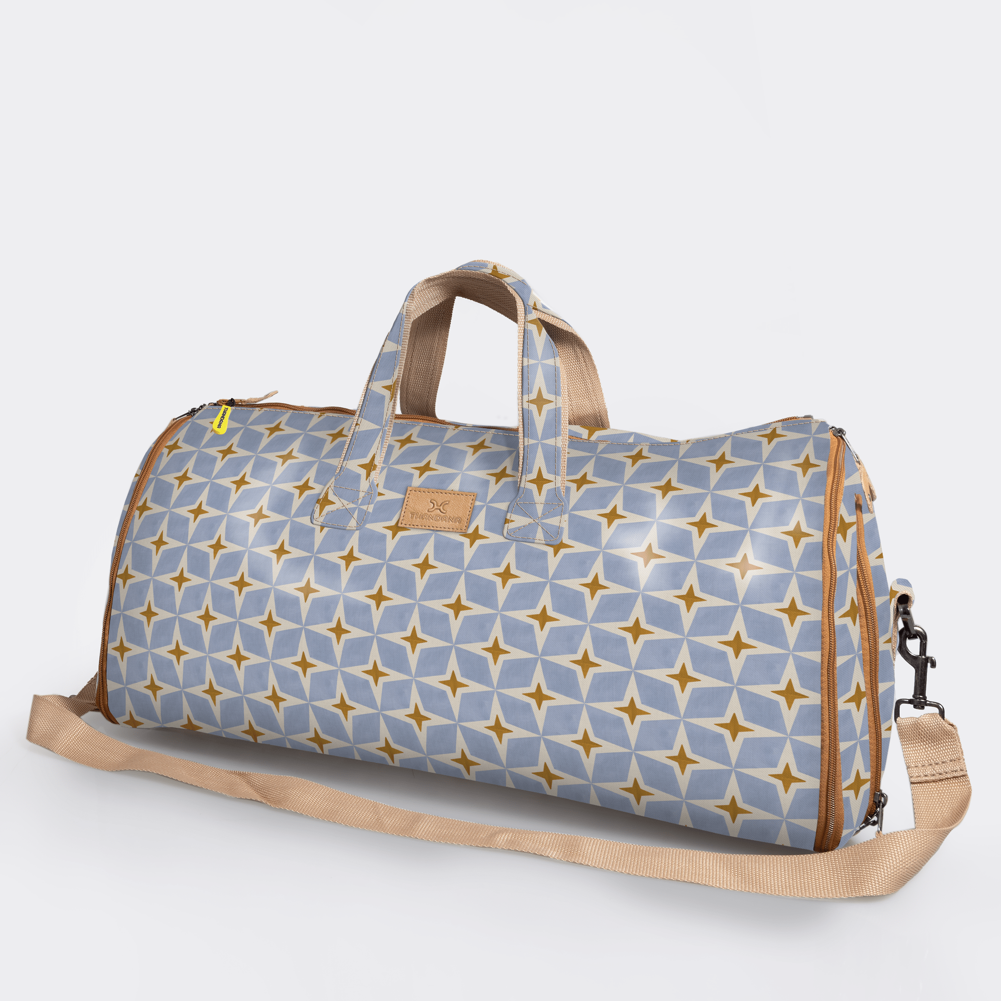 Thandana Laminated Fabric Carry All Travel Bag - KaryKase