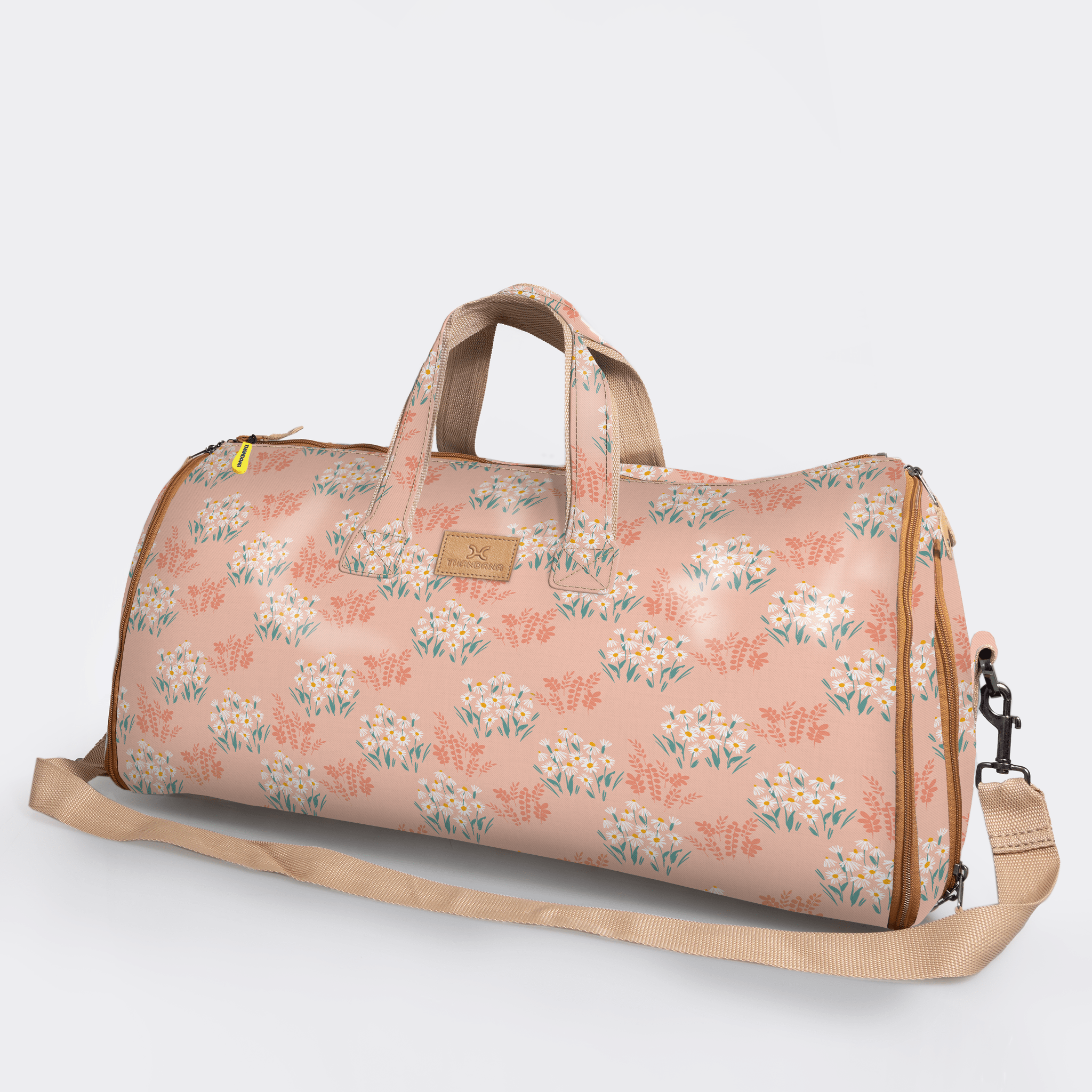 Thandana Laminated Fabric Carry All Travel Bag - KaryKase