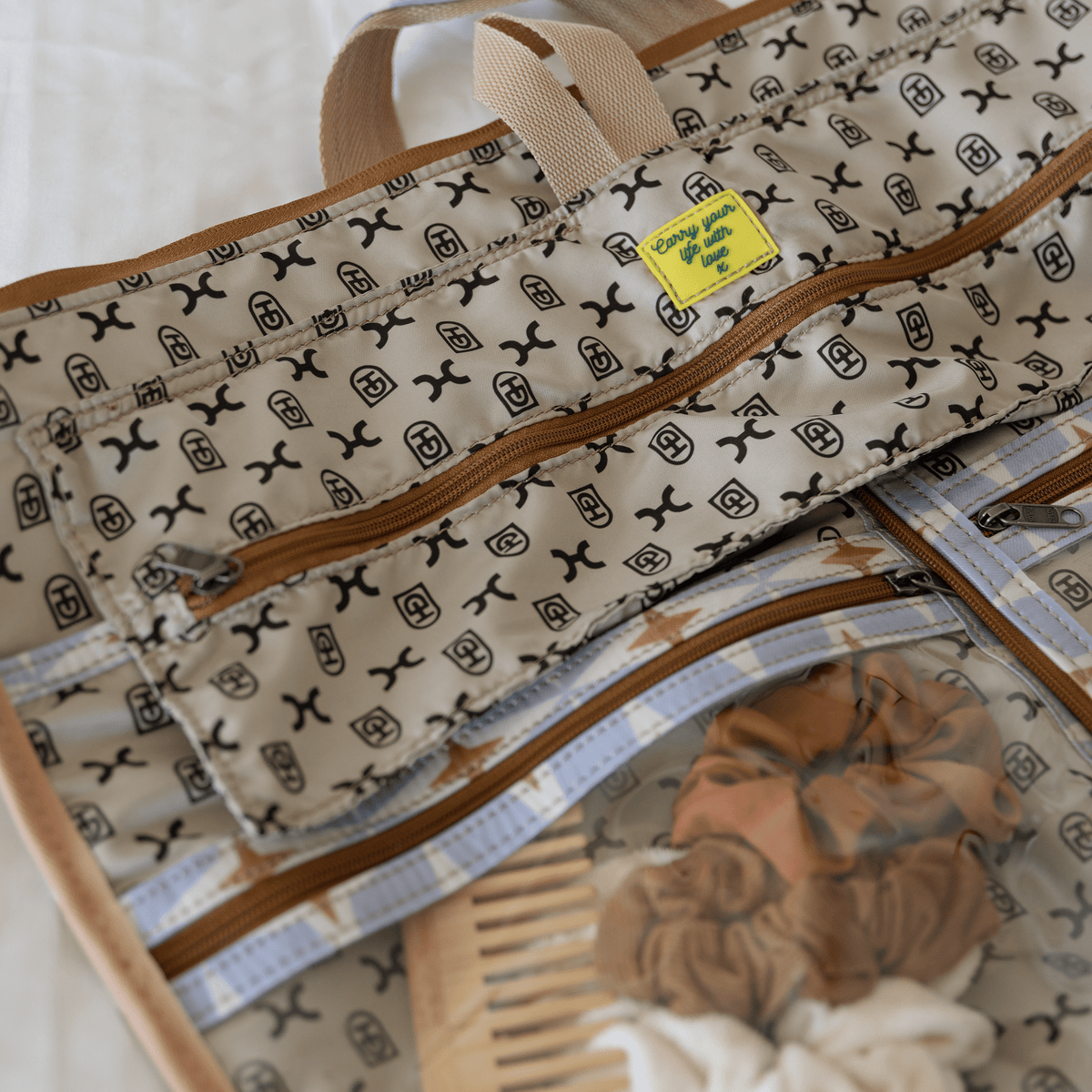 Thandana Laminated Fabric Carry All Travel Bag - KaryKase