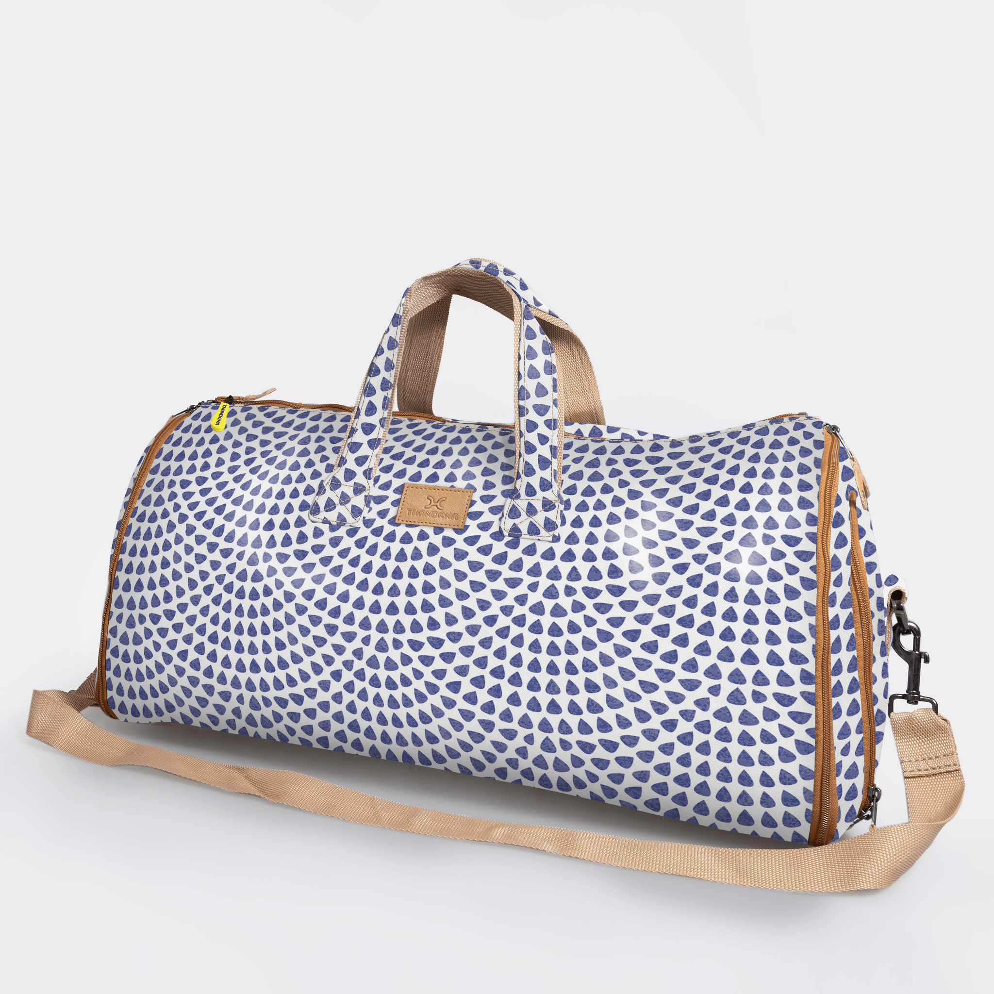 Thandana Laminated Fabric Carry All Travel Bag - KaryKase