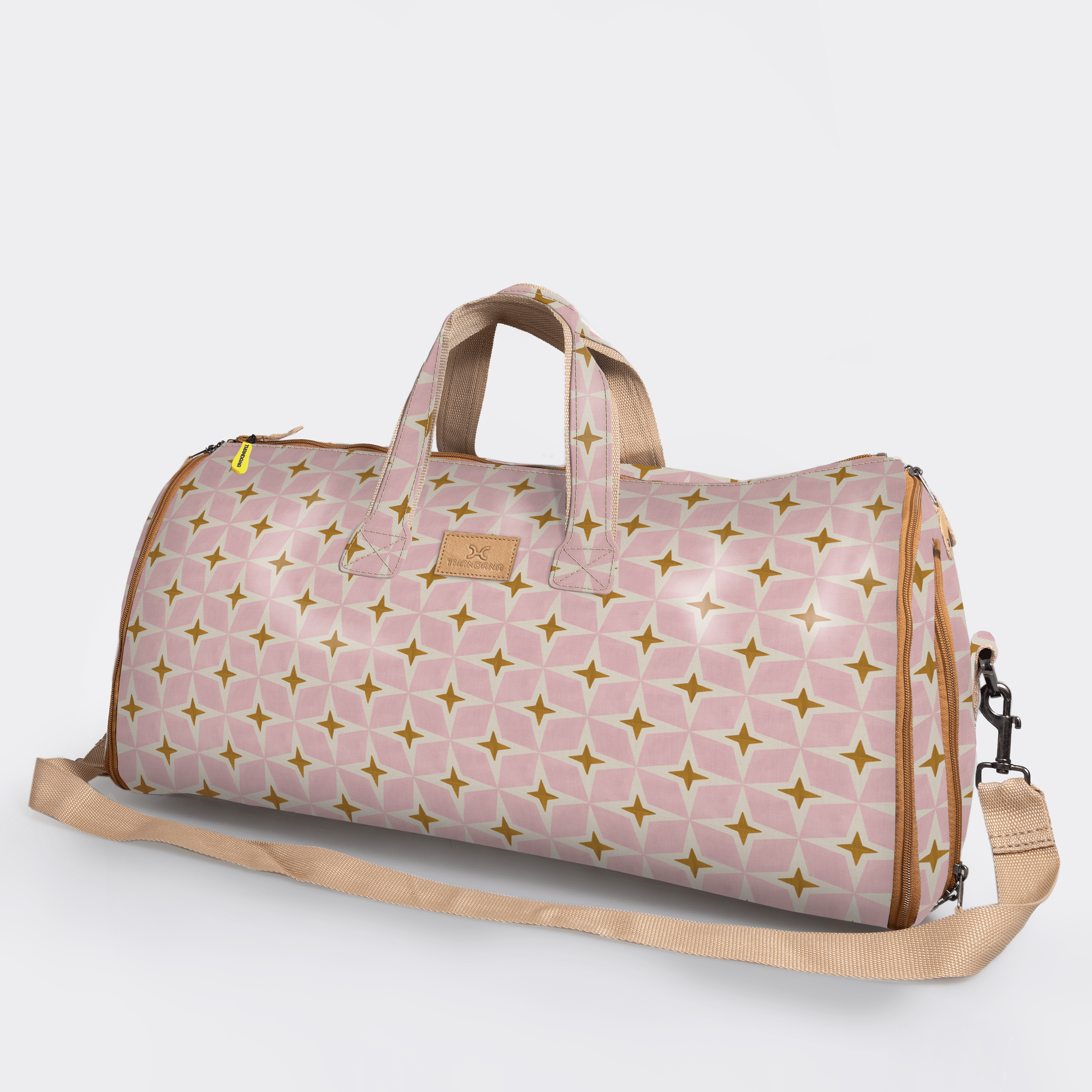 Thandana Laminated Fabric Carry All Travel Bag - KaryKase
