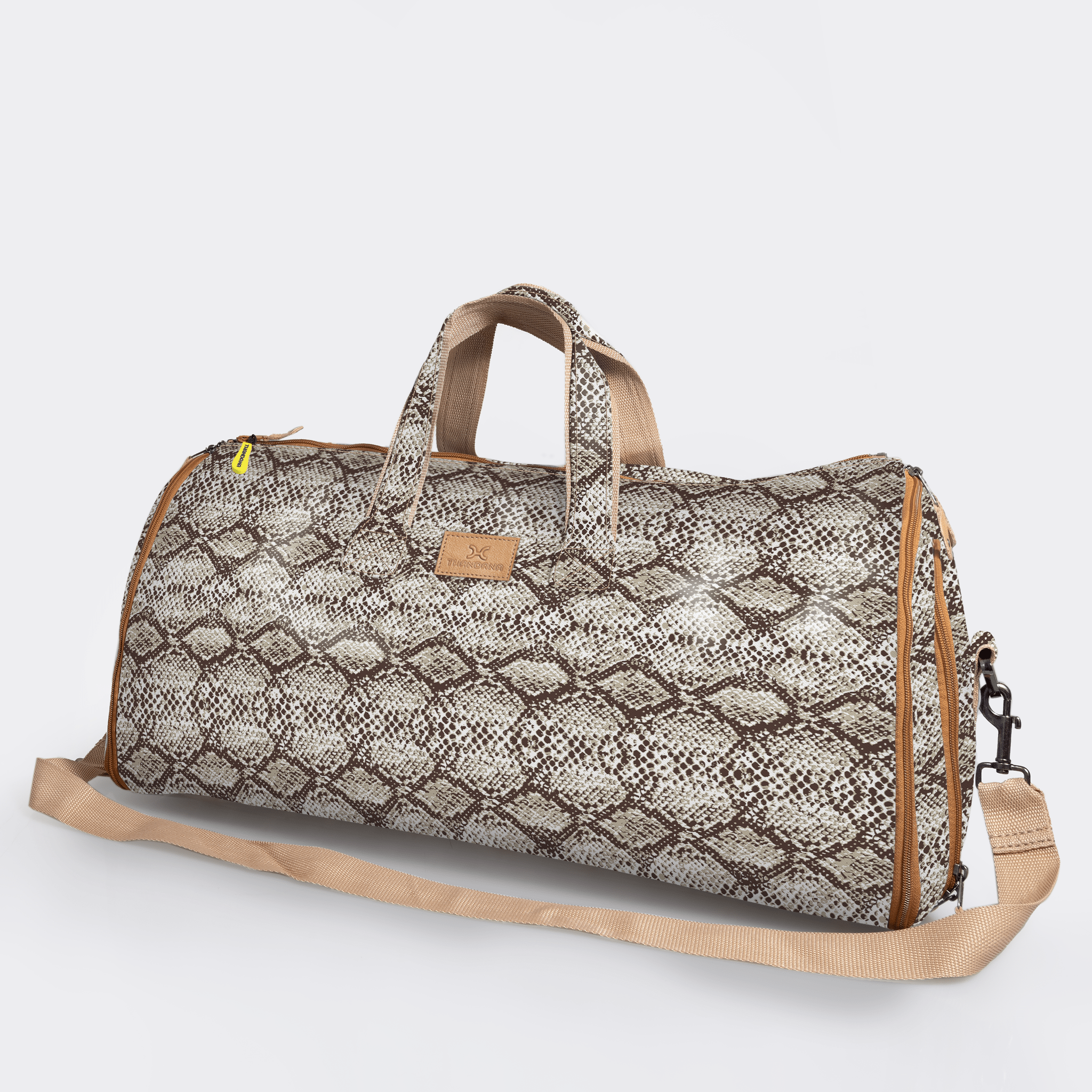 Thandana Laminated Fabric Carry All Travel Bag - KaryKase