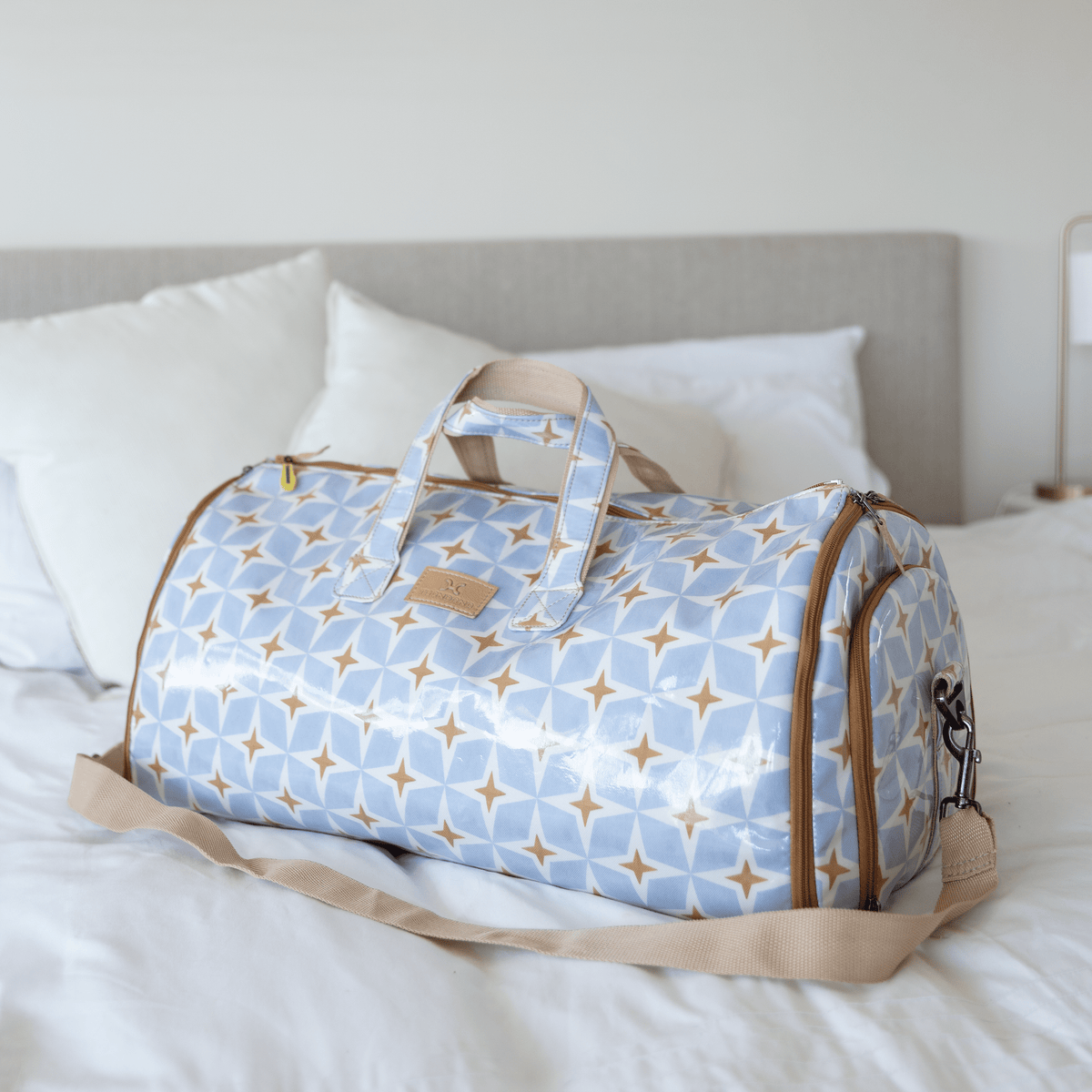 Thandana Laminated Fabric Carry All Travel Bag - KaryKase