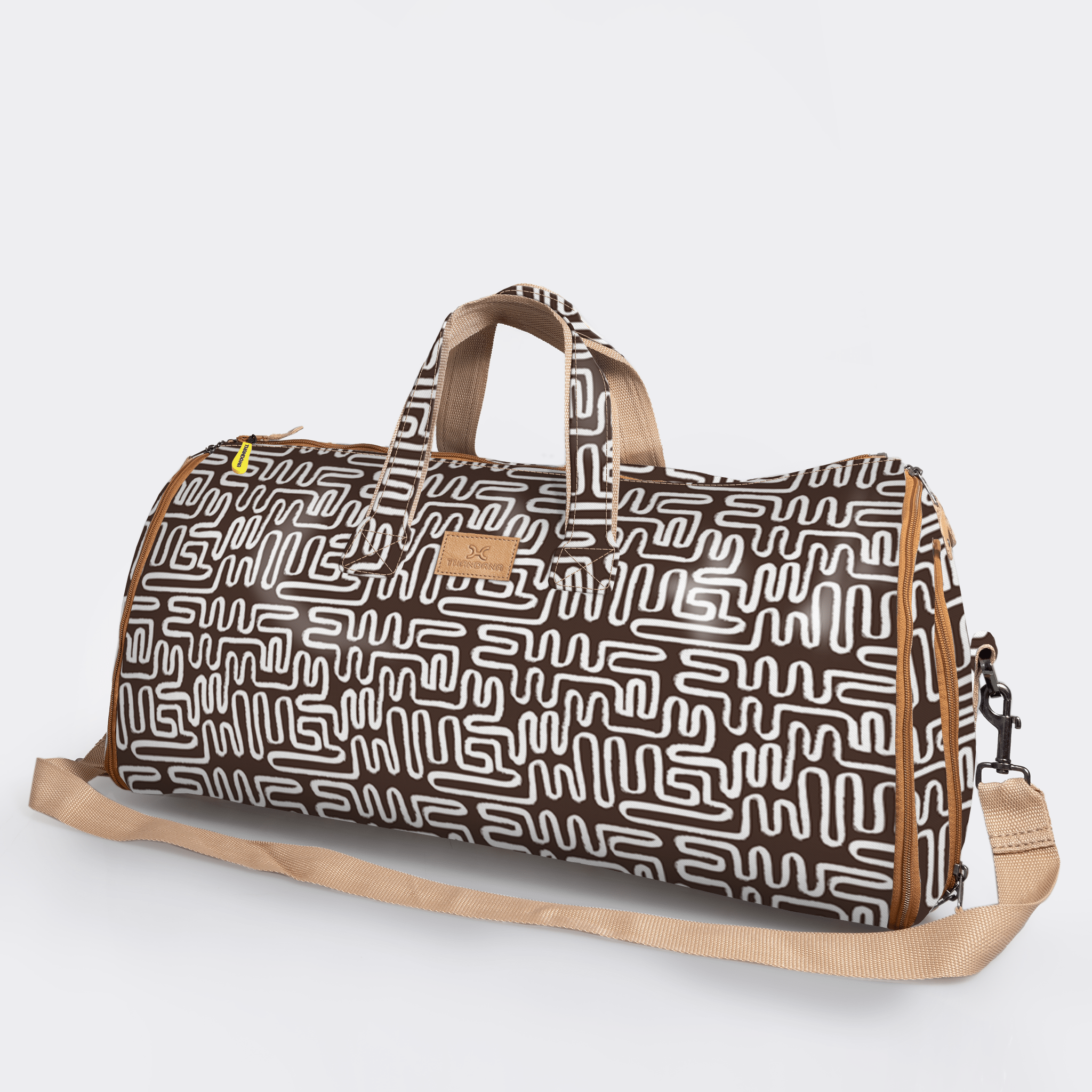 Thandana Laminated Fabric Carry All Travel Bag - KaryKase