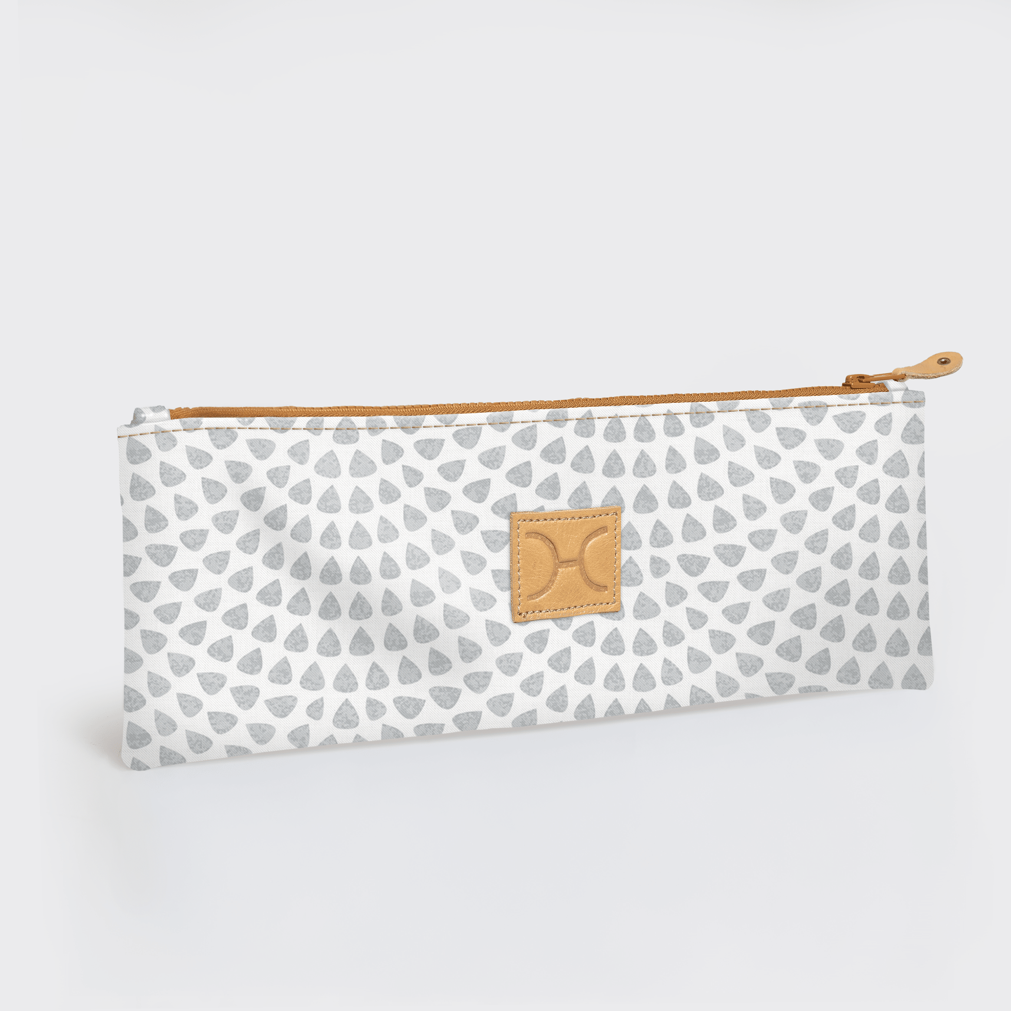Thandana Laminated Fabric Doodle Pencil Pouch - KaryKase