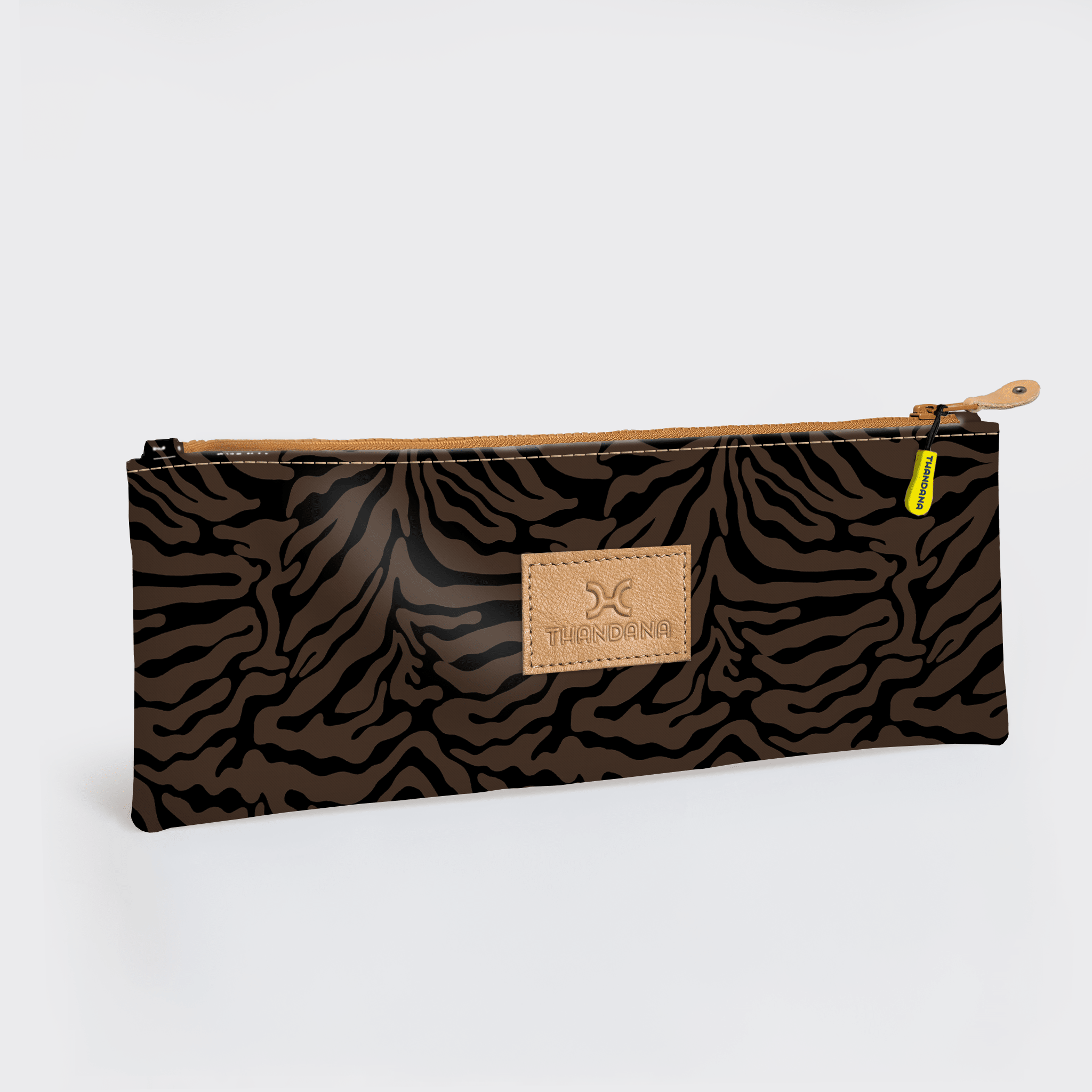 Thandana Laminated Fabric Doodle Pencil Pouch - KaryKase