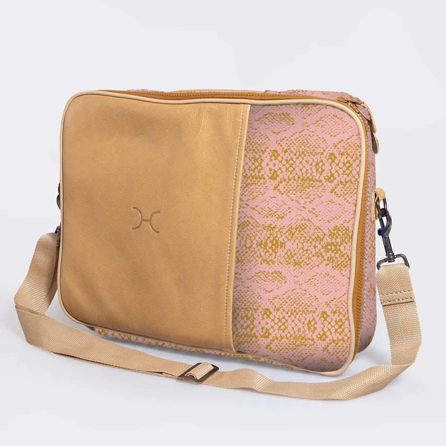 Thandana Laminated Fabric Essential Laptop Bag 15" - KaryKase