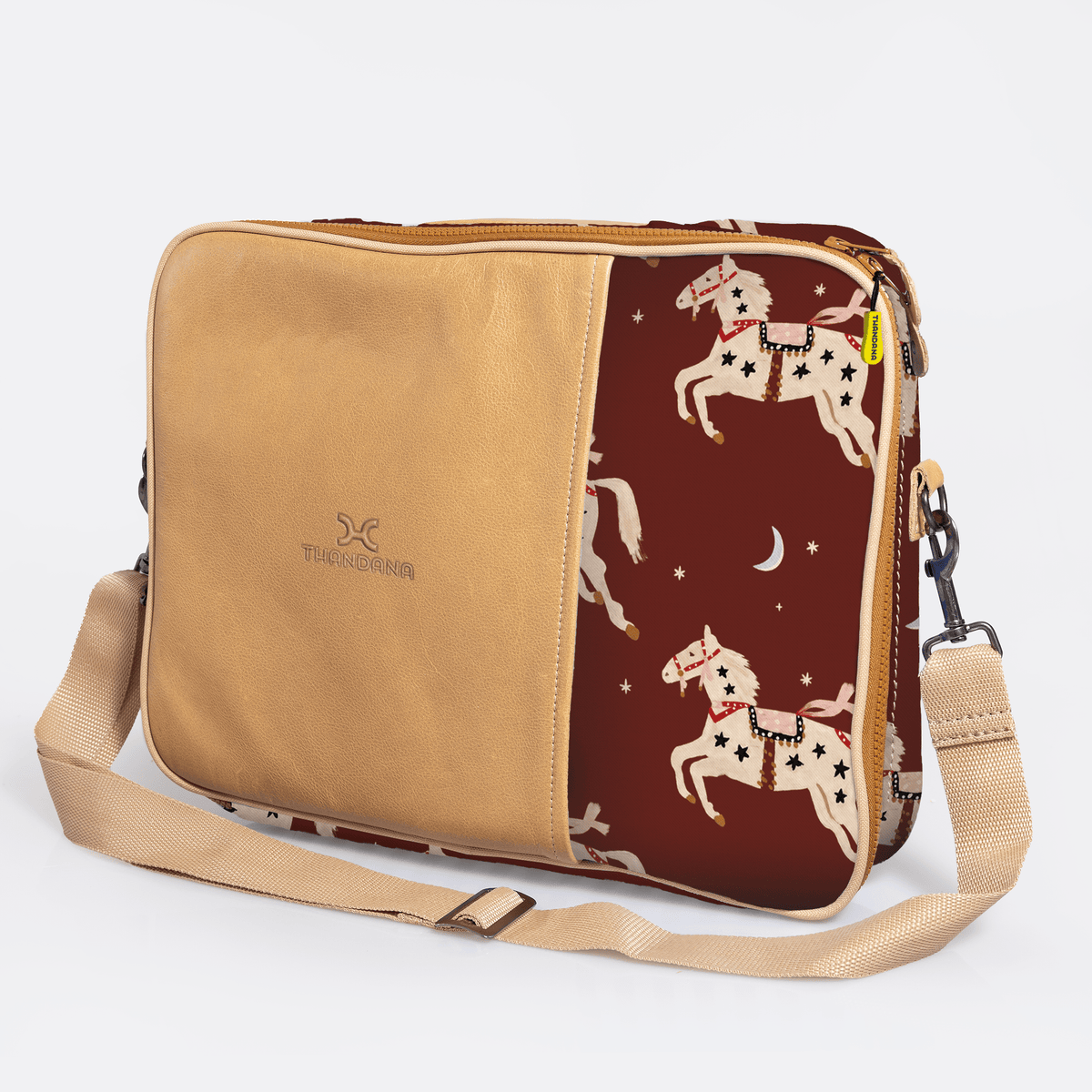 Thandana Laminated Fabric Essential Laptop Bag 15" - KaryKase