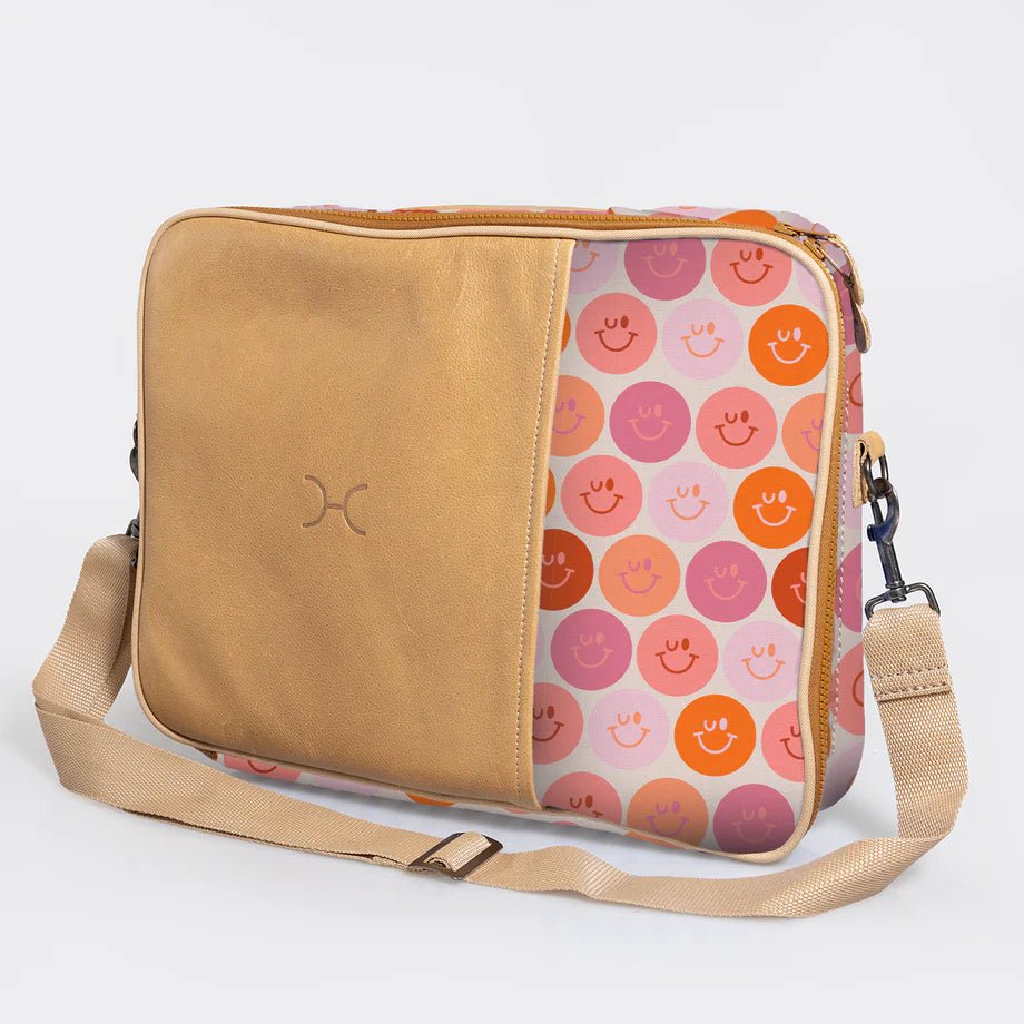 Thandana Laminated Fabric Essential Laptop Bag 15" - KaryKase