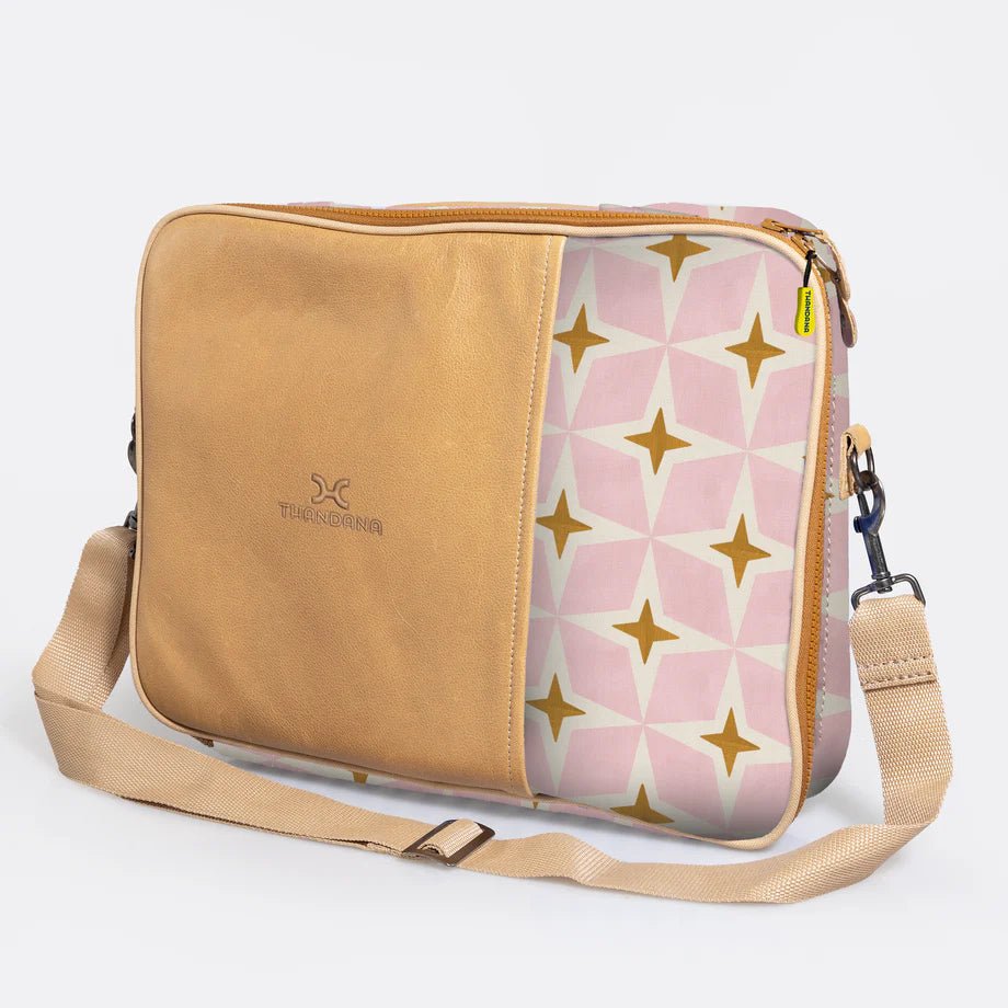 Thandana Laminated Fabric Essential Laptop Bag 15" - KaryKase