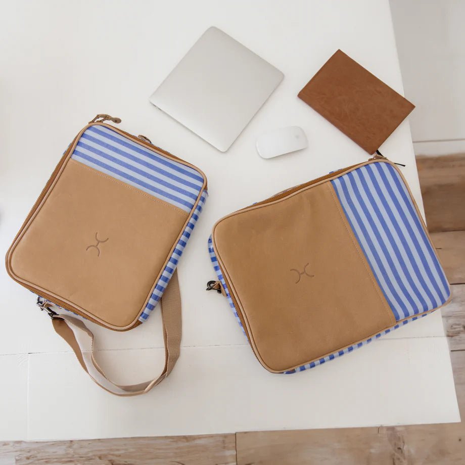 Thandana Laminated Fabric Essential Laptop Bag 15" - KaryKase