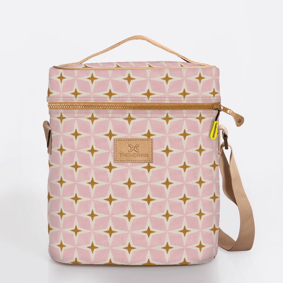 Thandana Laminated Fabric Jumbo Carry Wine Cooler - KaryKase