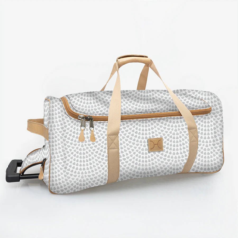 Thandana Laminated Fabric Kids Wheeled Duffel Bag - KaryKase