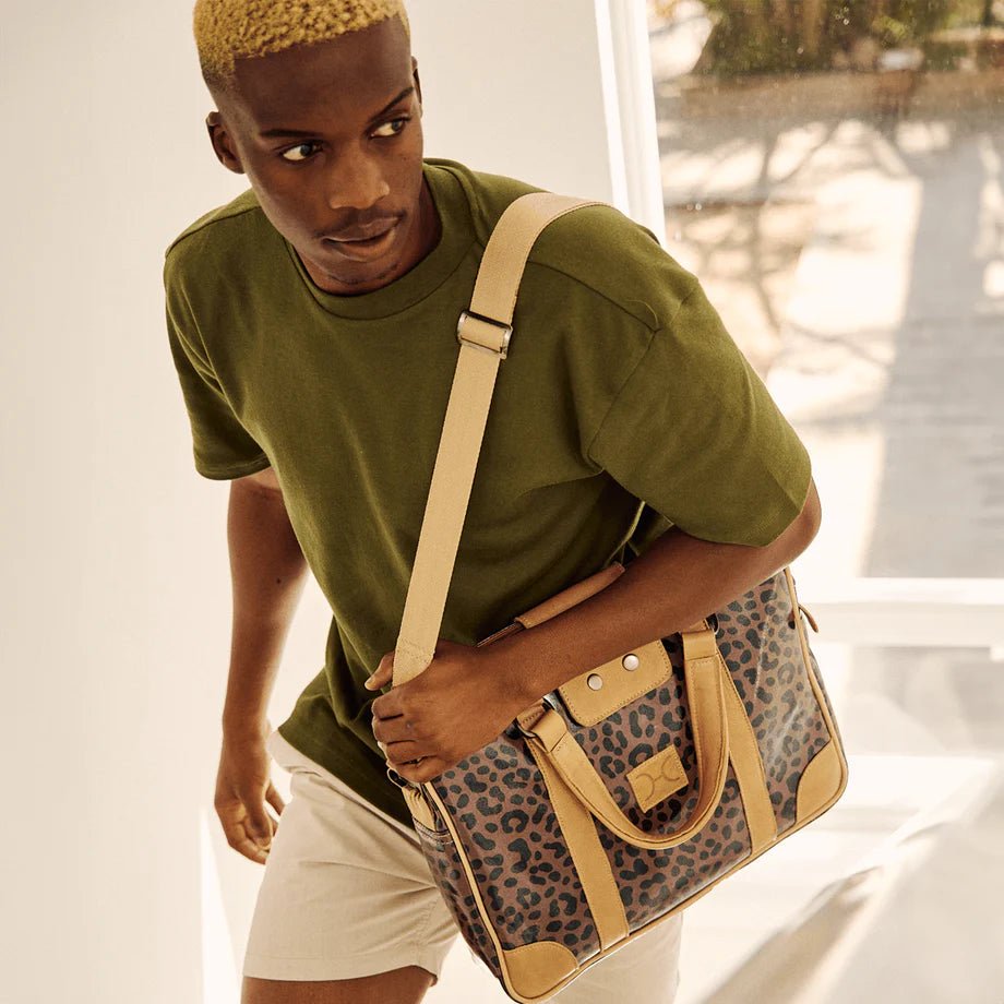 Thandana Laminated Fabric Laptop Bag - KaryKase