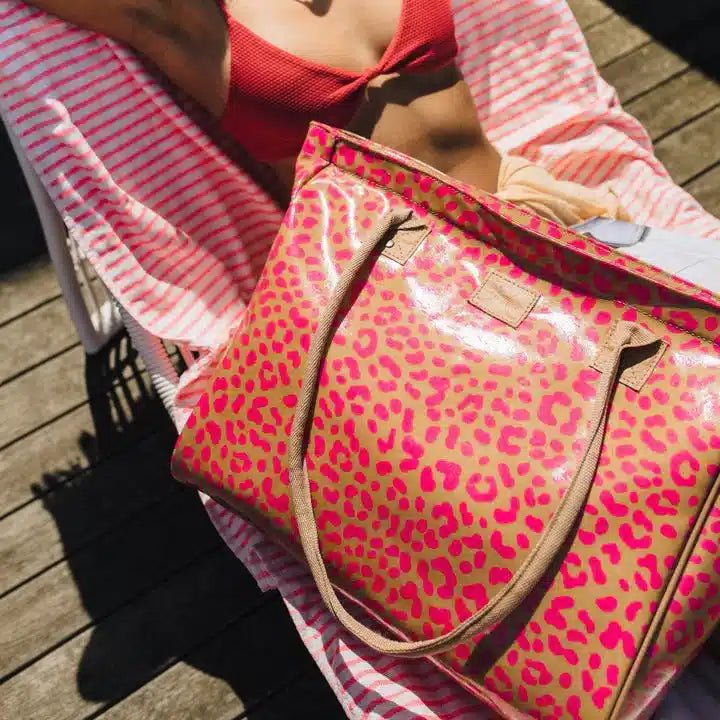 Thandana Laminated Fabric Large Beach Bag - KaryKase