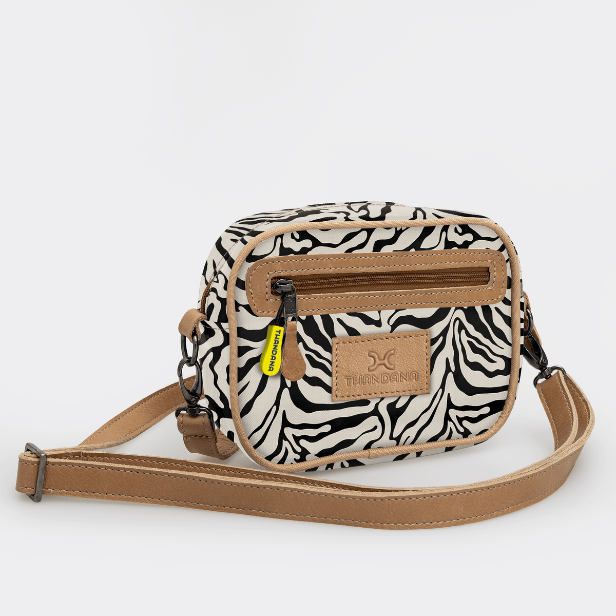 Thandana Laminated Fabric Lipstick Bag - KaryKase