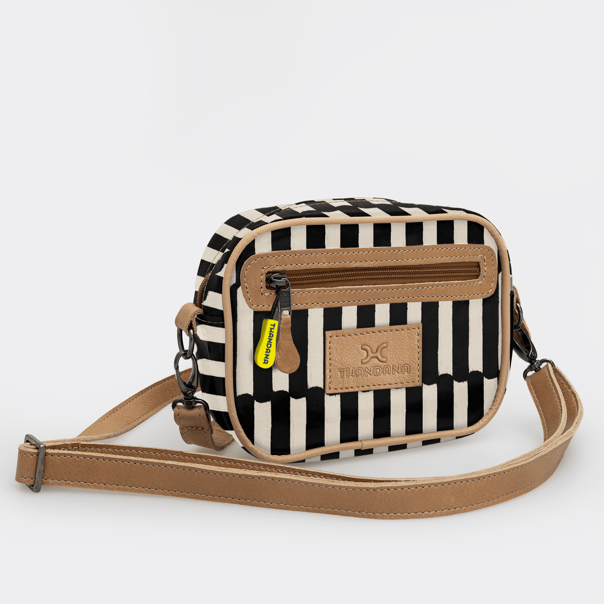 Thandana Laminated Fabric Lipstick Bag - KaryKase