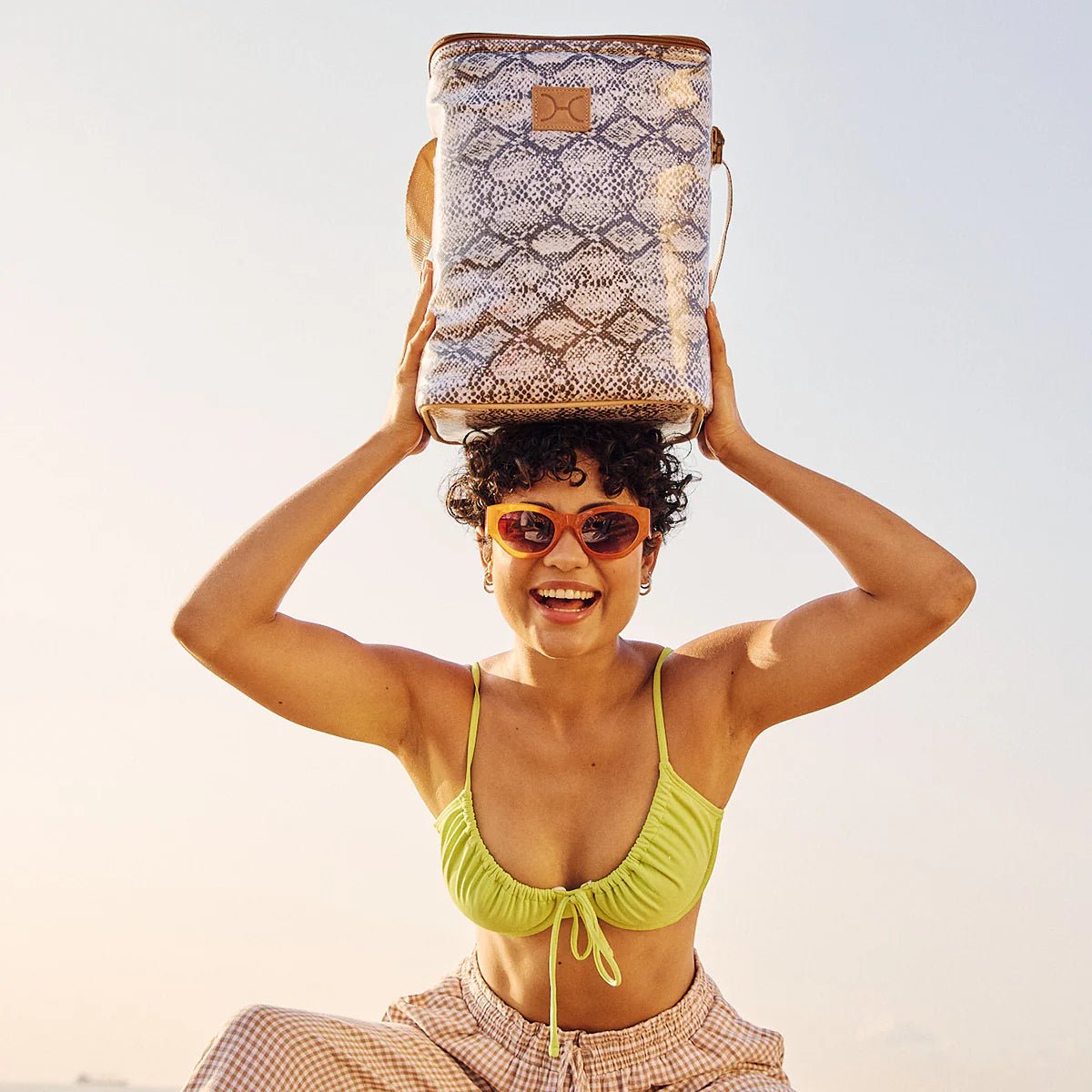 Thandana Laminated Fabric Long Tom Wine Cooler - KaryKase