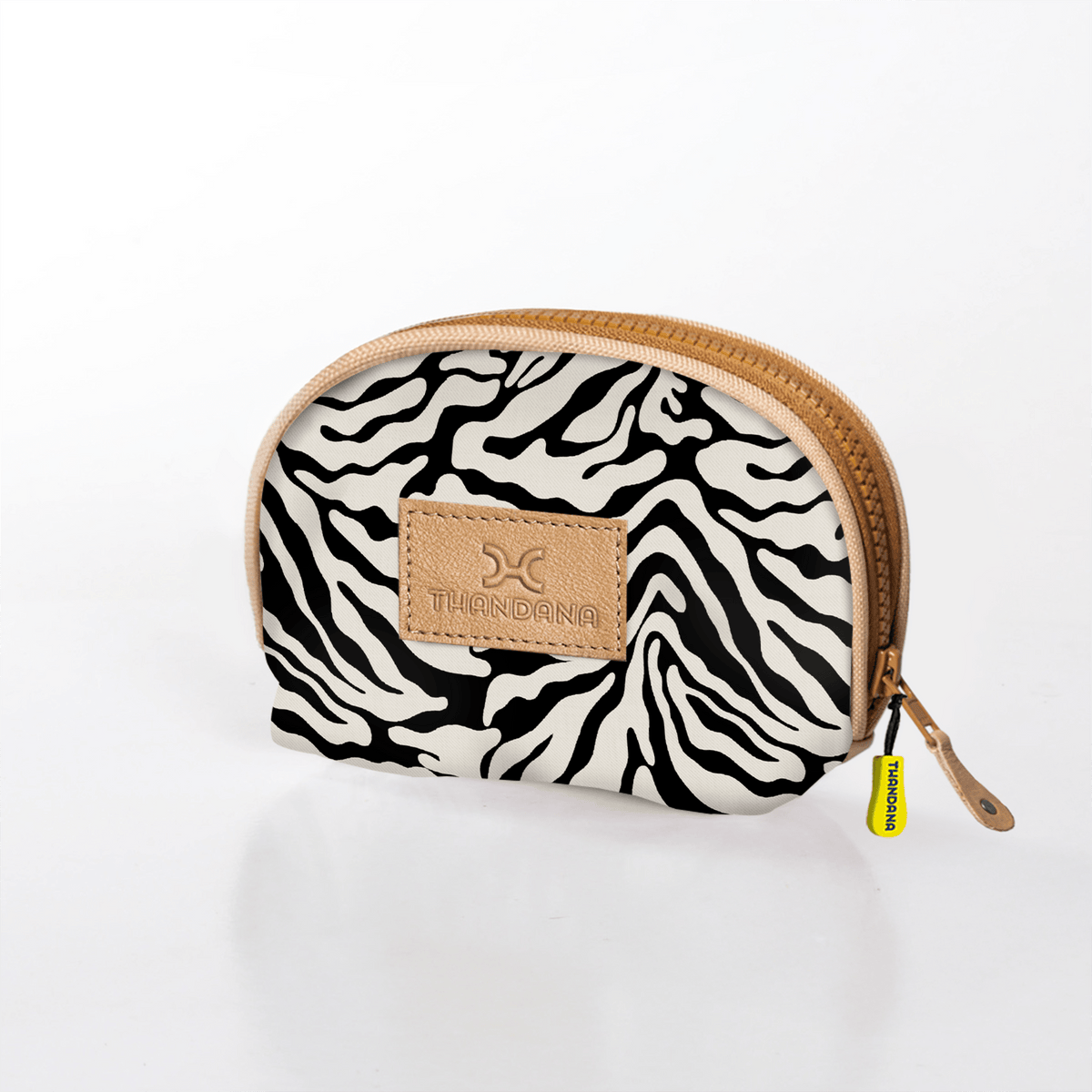 Thandana Laminated Fabric Makeup Bag - KaryKase