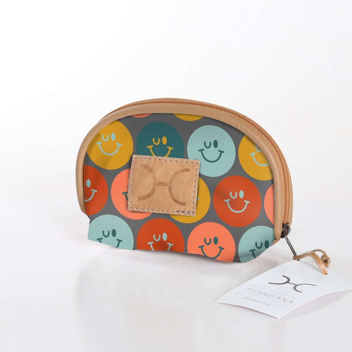 Thandana Laminated Fabric Makeup Bag - KaryKase