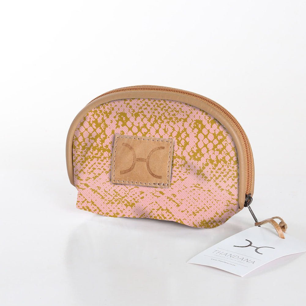 Thandana Laminated Fabric Makeup Bag - KaryKase