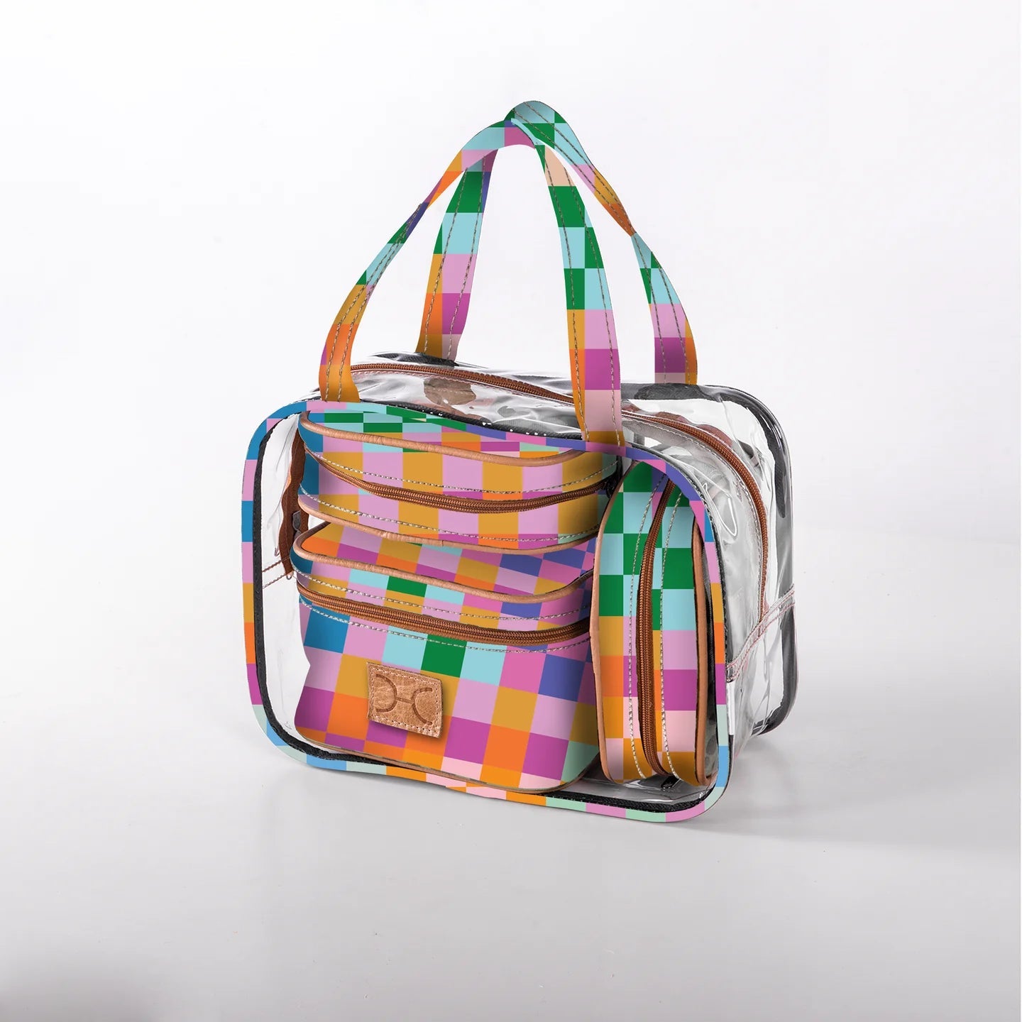 Thandana Laminated Fabric Maxi Cosmetic Set - KaryKase