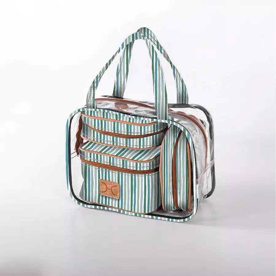 Thandana Laminated Fabric Maxi Cosmetic Set - KaryKase