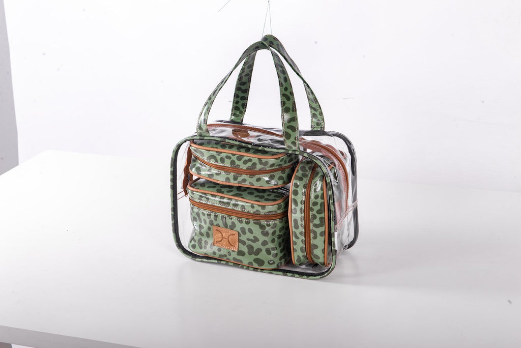 Thandana Laminated Fabric Maxi Cosmetic Set - KaryKase