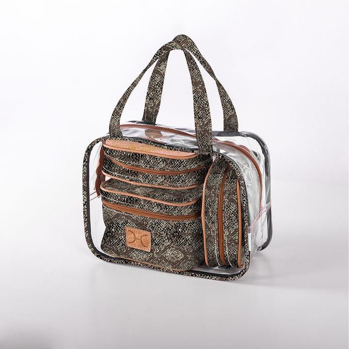 Thandana Laminated Fabric Maxi Cosmetic Set - KaryKase