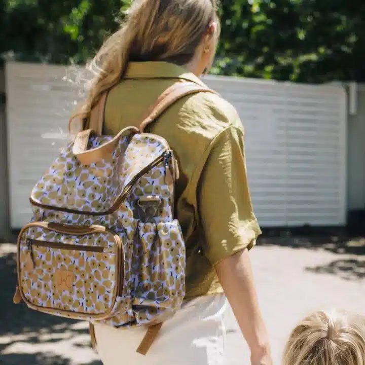 Thandana Laminated Fabric Nappy Backpack | Multiple Colour Options - KaryKase