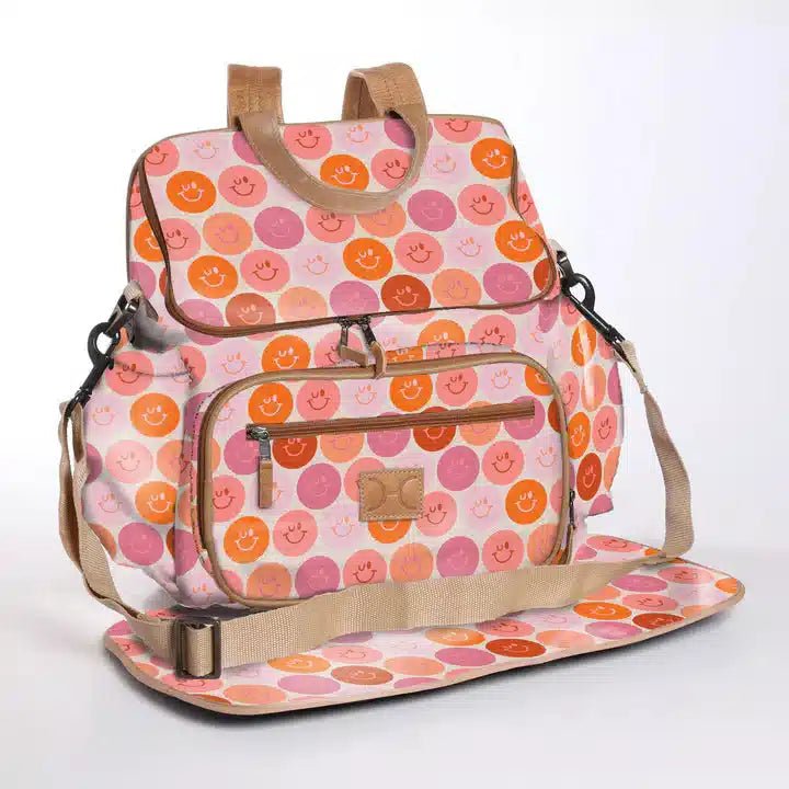 Thandana Laminated Fabric Nappy Backpack | Multiple Colour Options - KaryKase