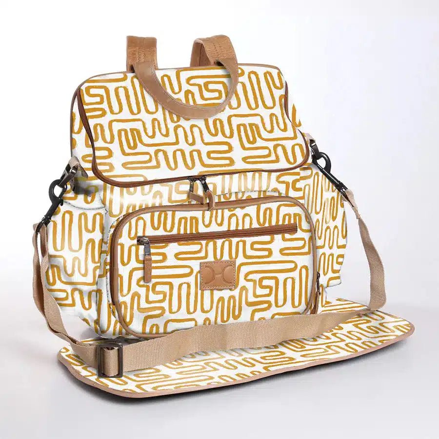 Thandana Laminated Fabric Nappy Backpack | Multiple Colour Options - KaryKase