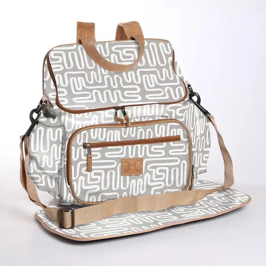 Thandana Laminated Fabric Nappy Backpack | Multiple Colour Options - KaryKase